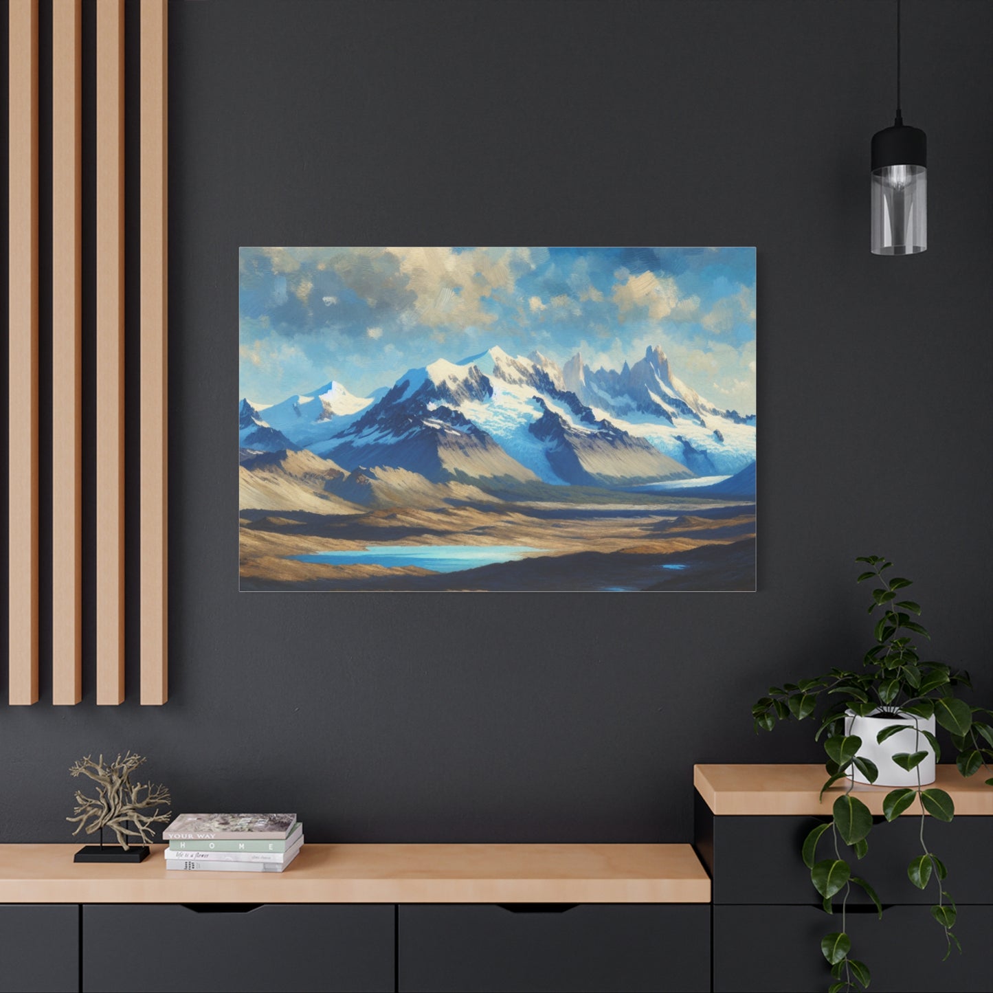 Mountain Landscape - Matte Canvas, Stretched, 1.25"