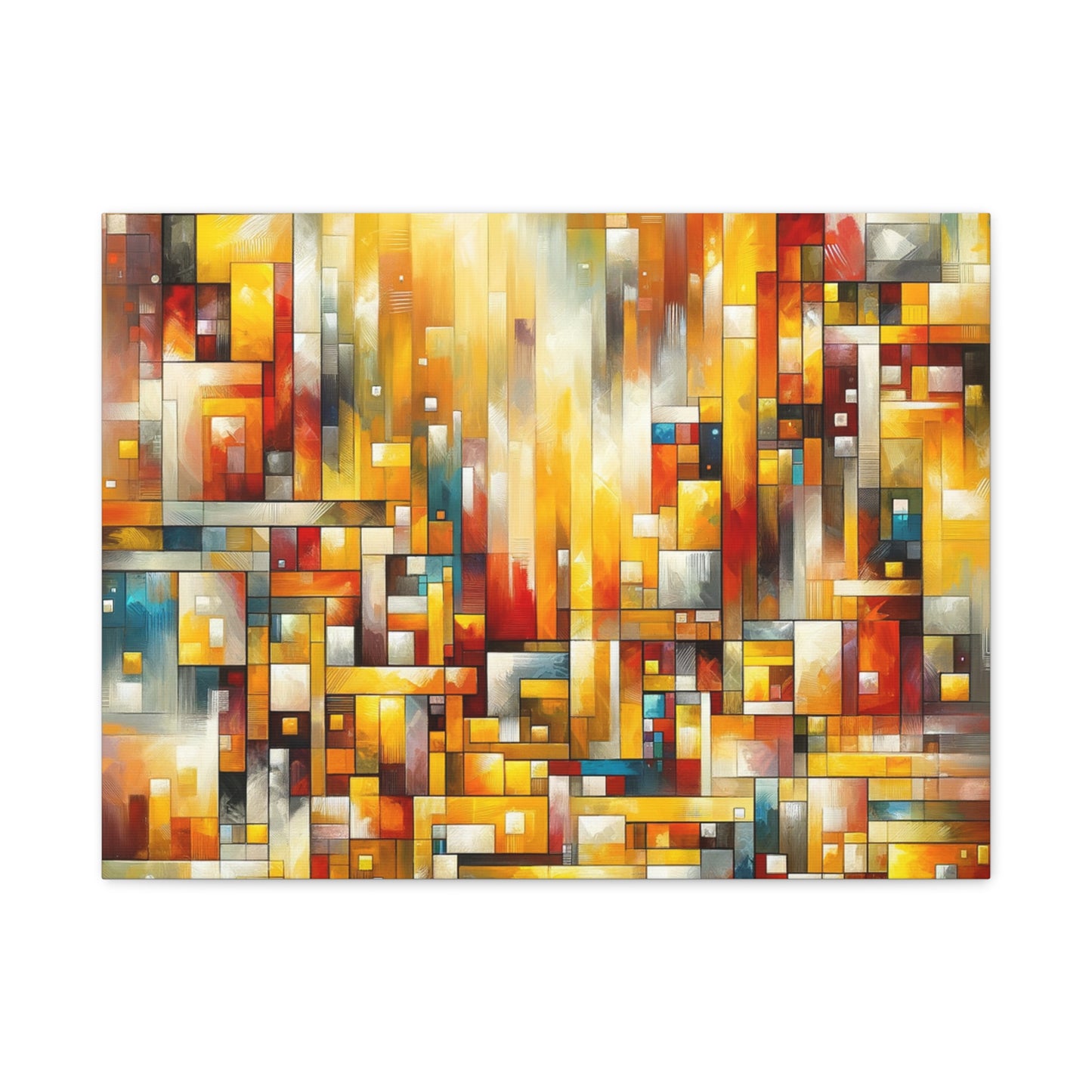 Abstract Geometric Burst - Matte Canvas, Stretched, 1.25"