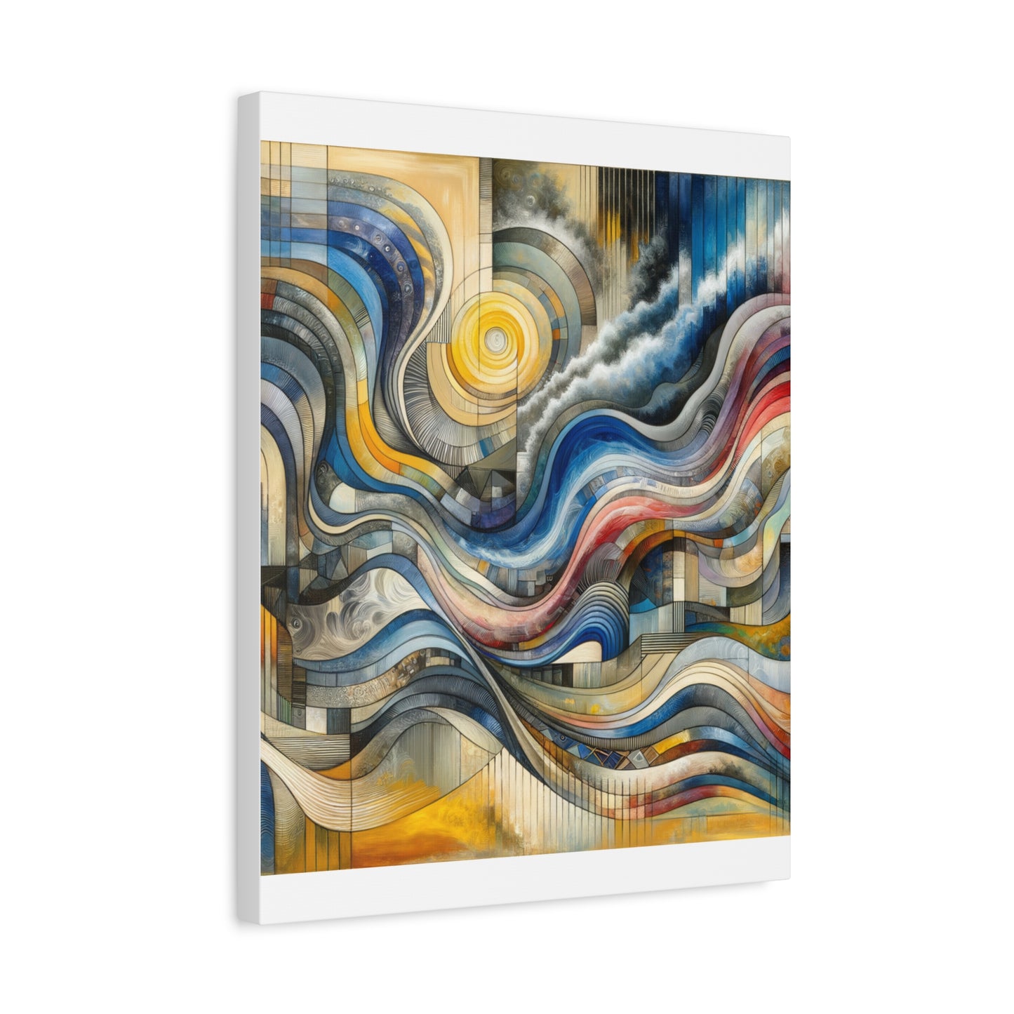 Abstract Waves - Matte Canvas, Stretched, 1.25"