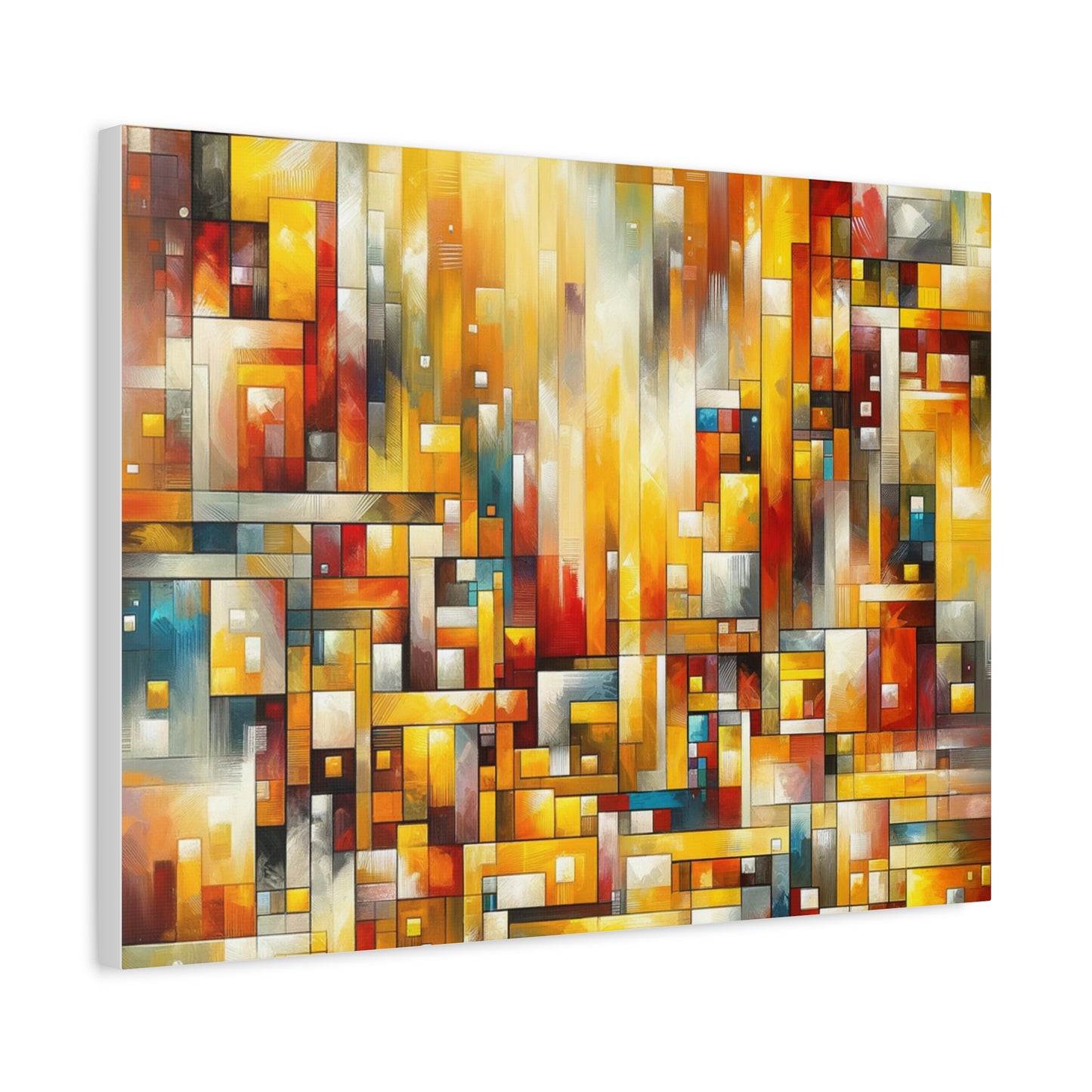 Abstract Geometric Burst - Matte Canvas, Stretched, 1.25"