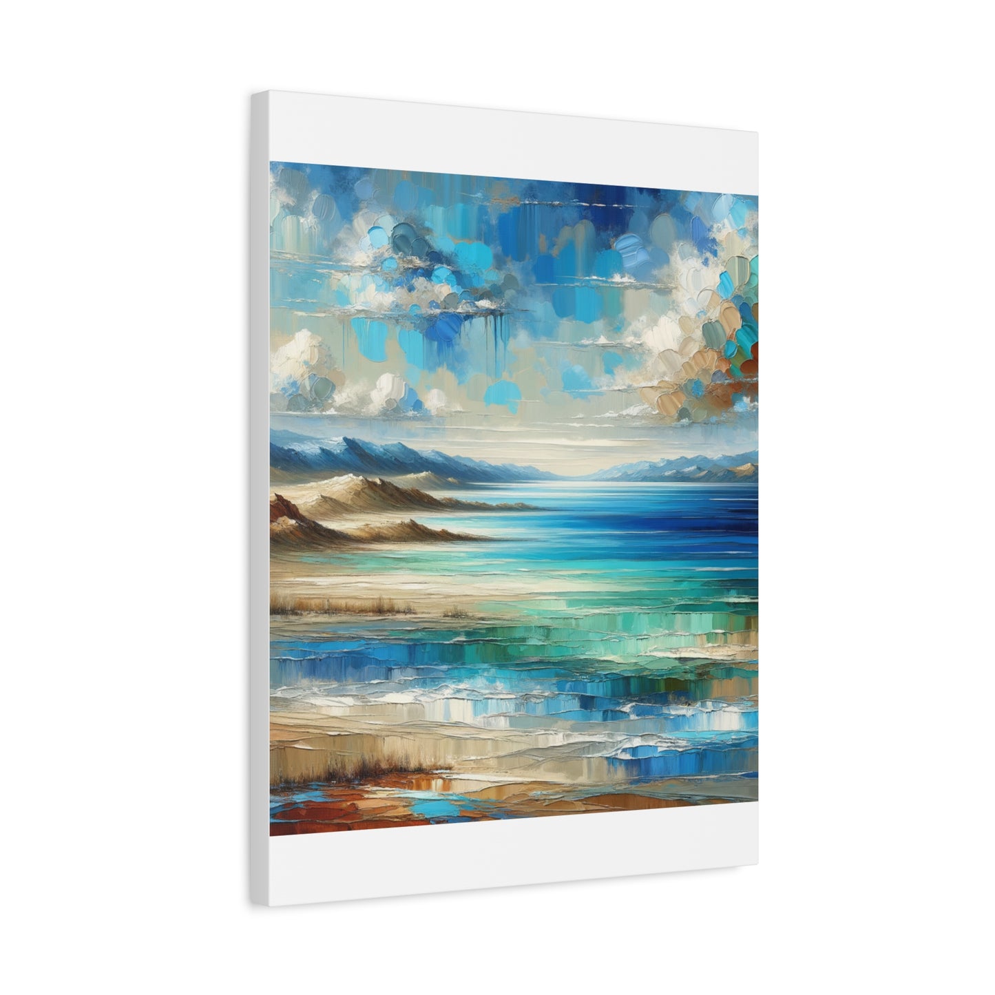 Matte Canvas, Stretched, 1.25" - Abstract Seaside Enchantment