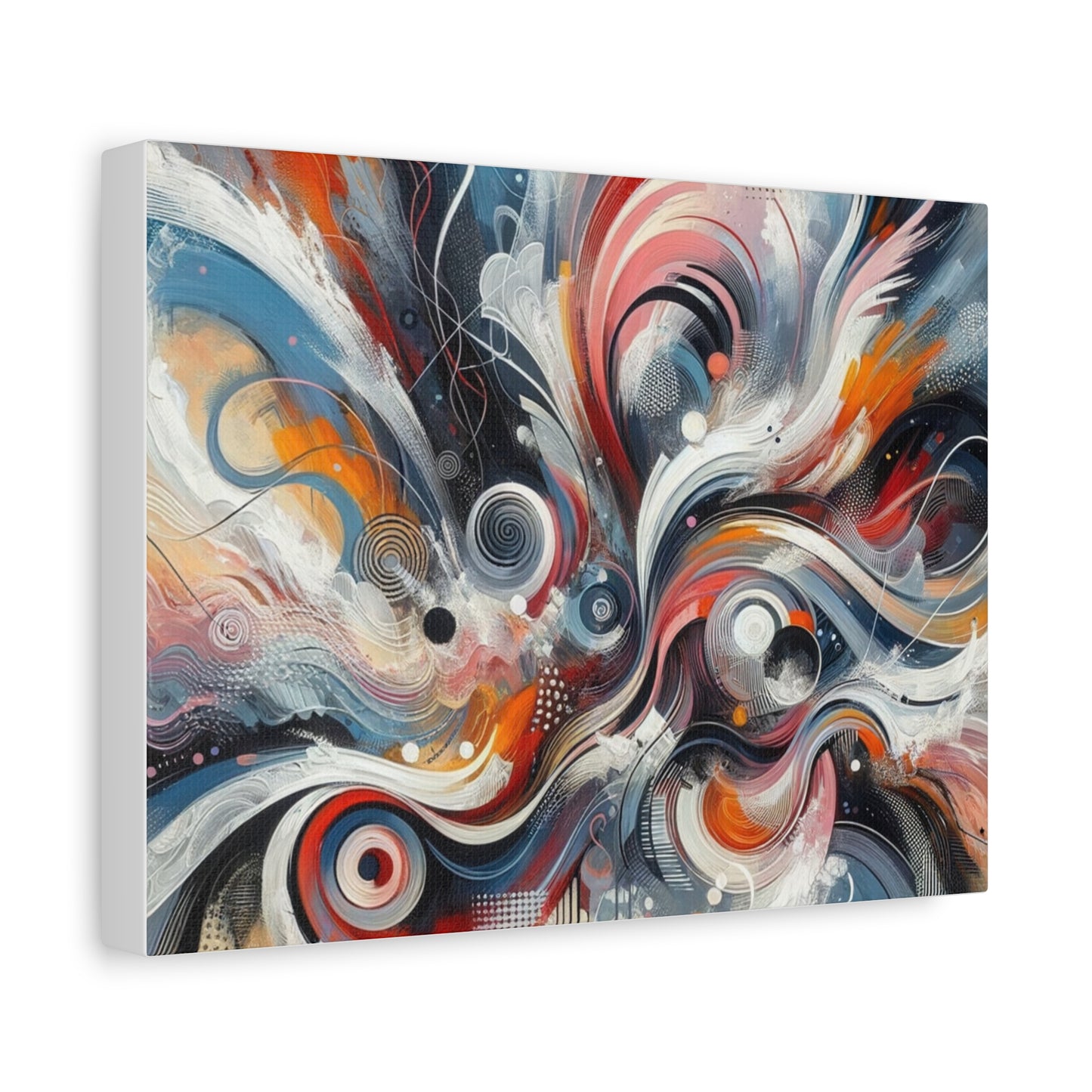 Abstract Swirl Matte Canvas, Stretched, 1.25"