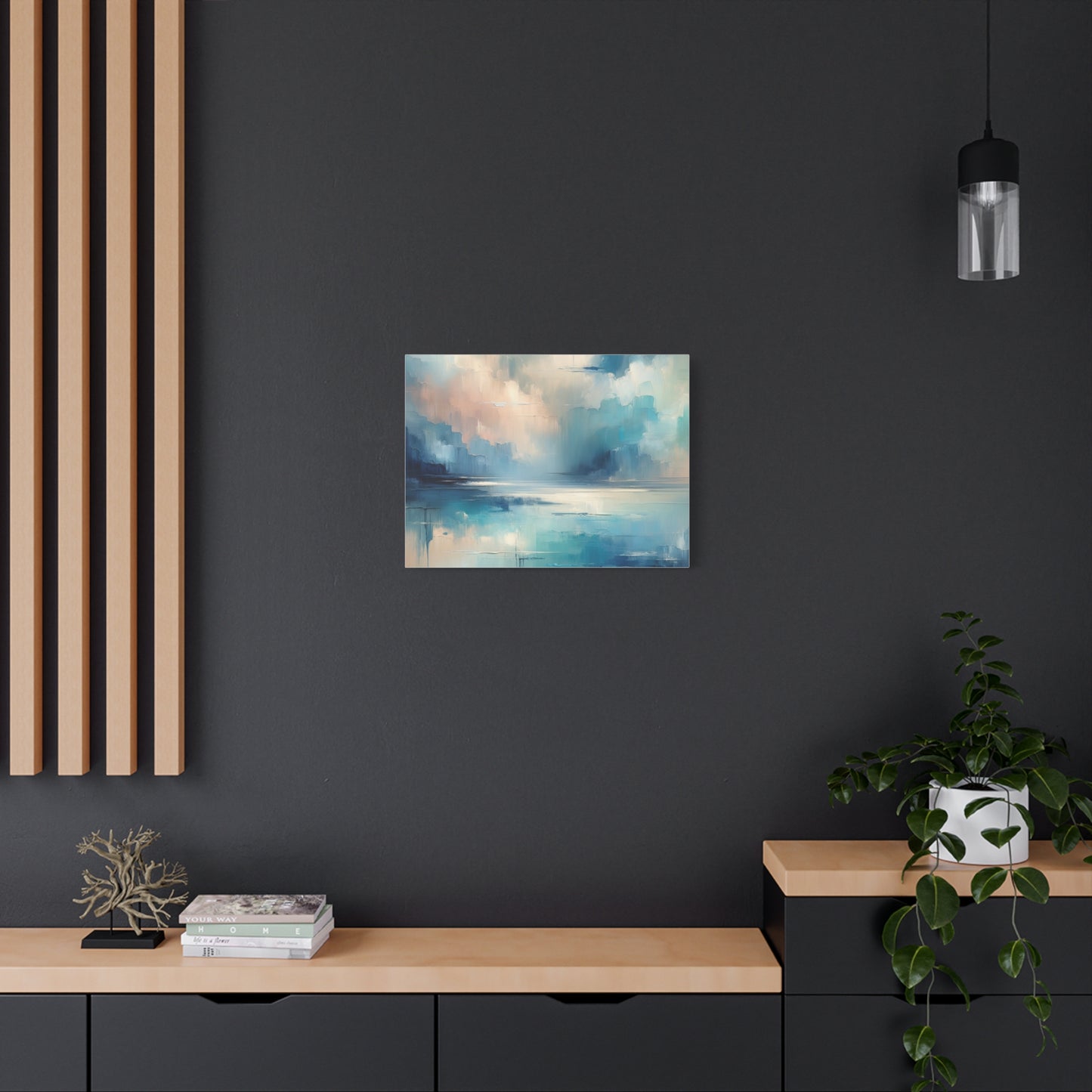 Abstract Sky Reflection - Matte Canvas, Stretched, 1.25"