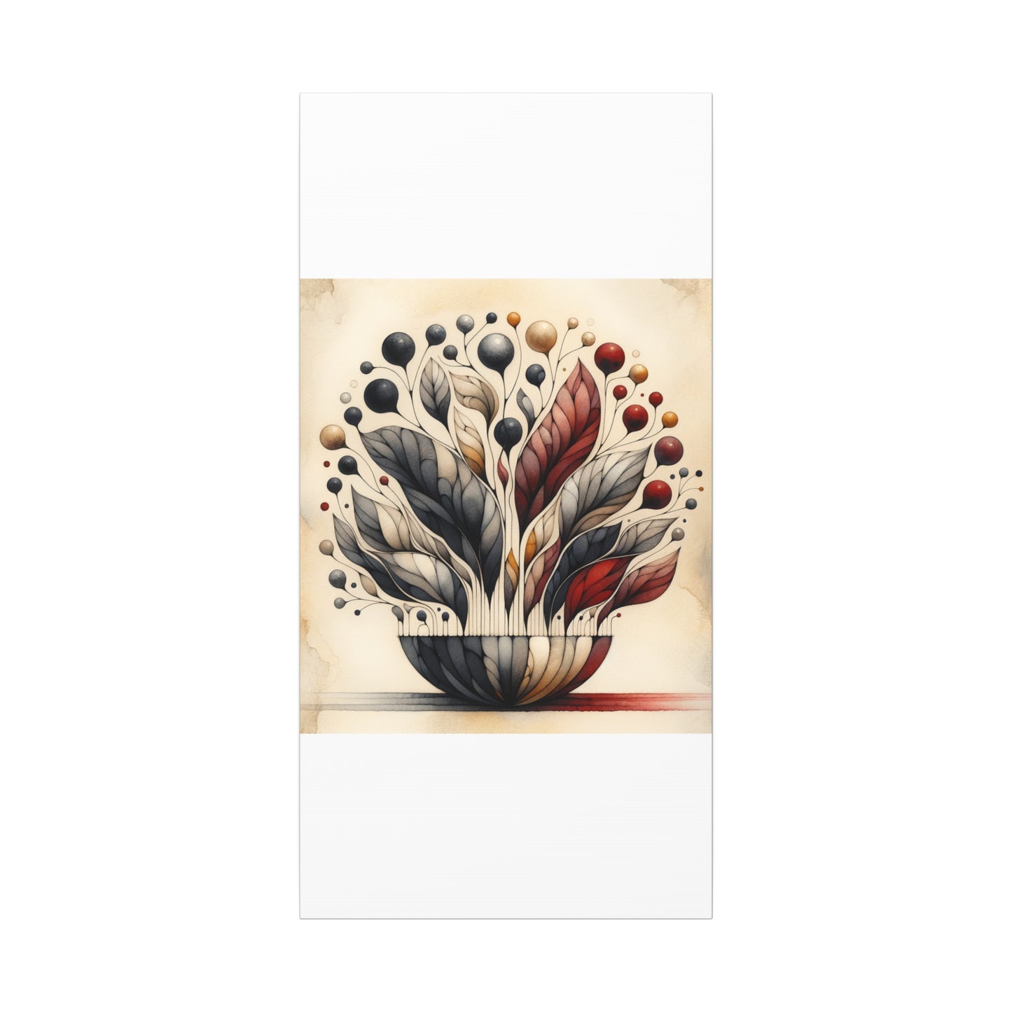 Abstract Floral Art - Matte Canvas, Stretched, 1.25"