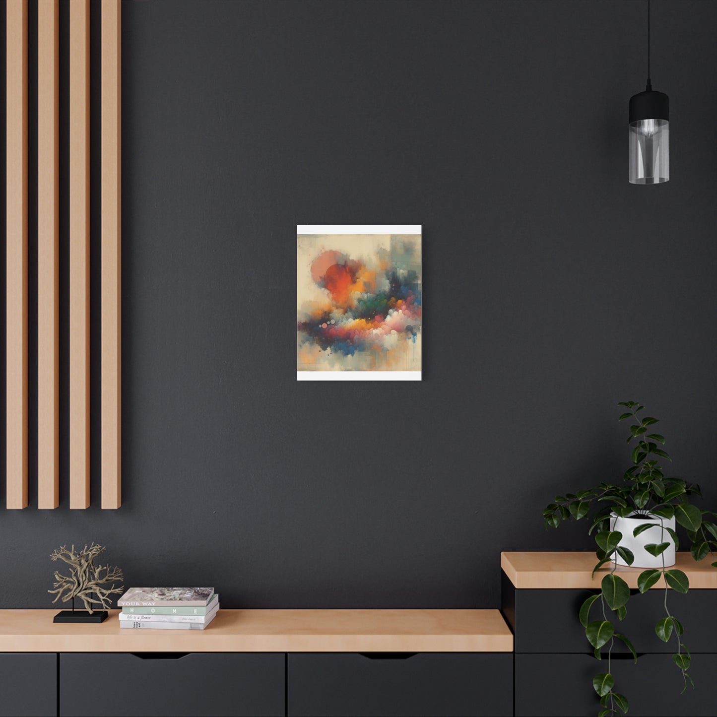 Colorful Abstract Clouds - Matte Canvas, Stretched, 1.25"