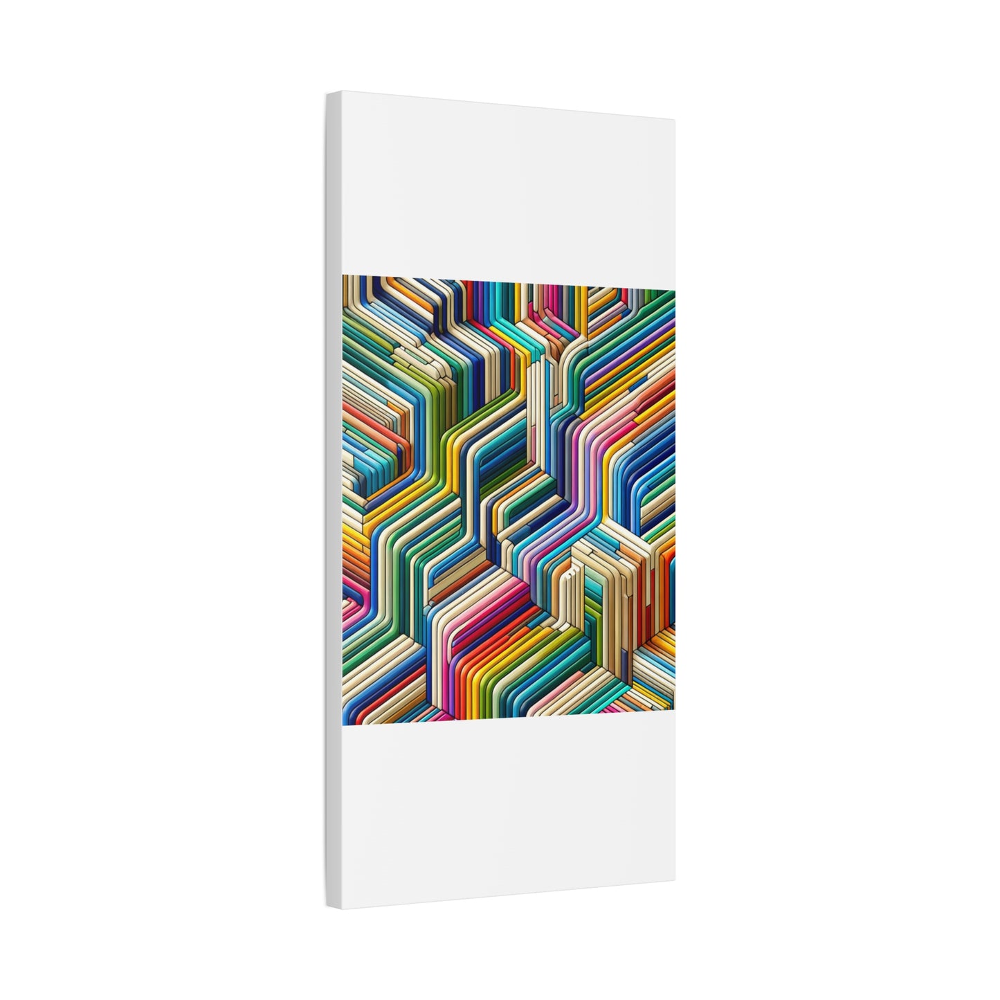 Colorful Geometric Pattern - Matte Canvas, Stretched, 1.25"