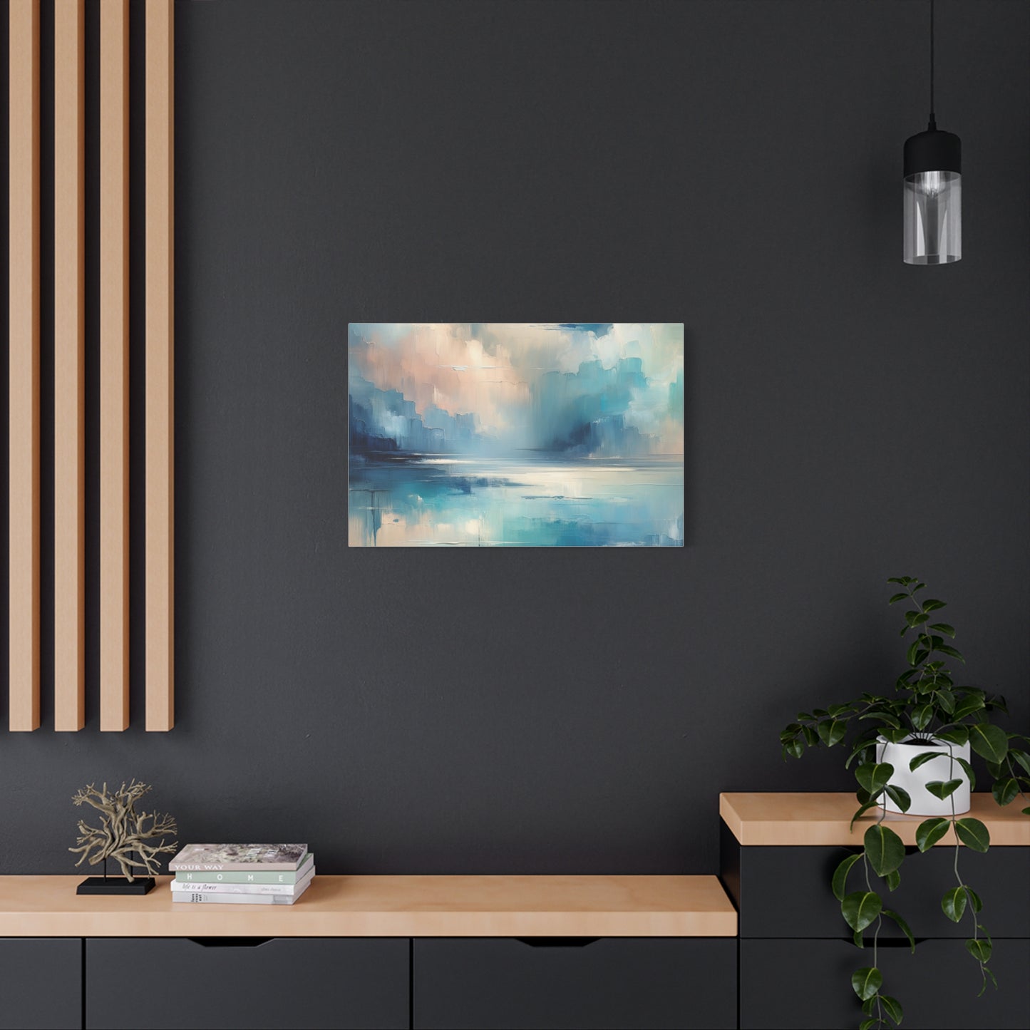 Abstract Sky Reflection - Matte Canvas, Stretched, 1.25"