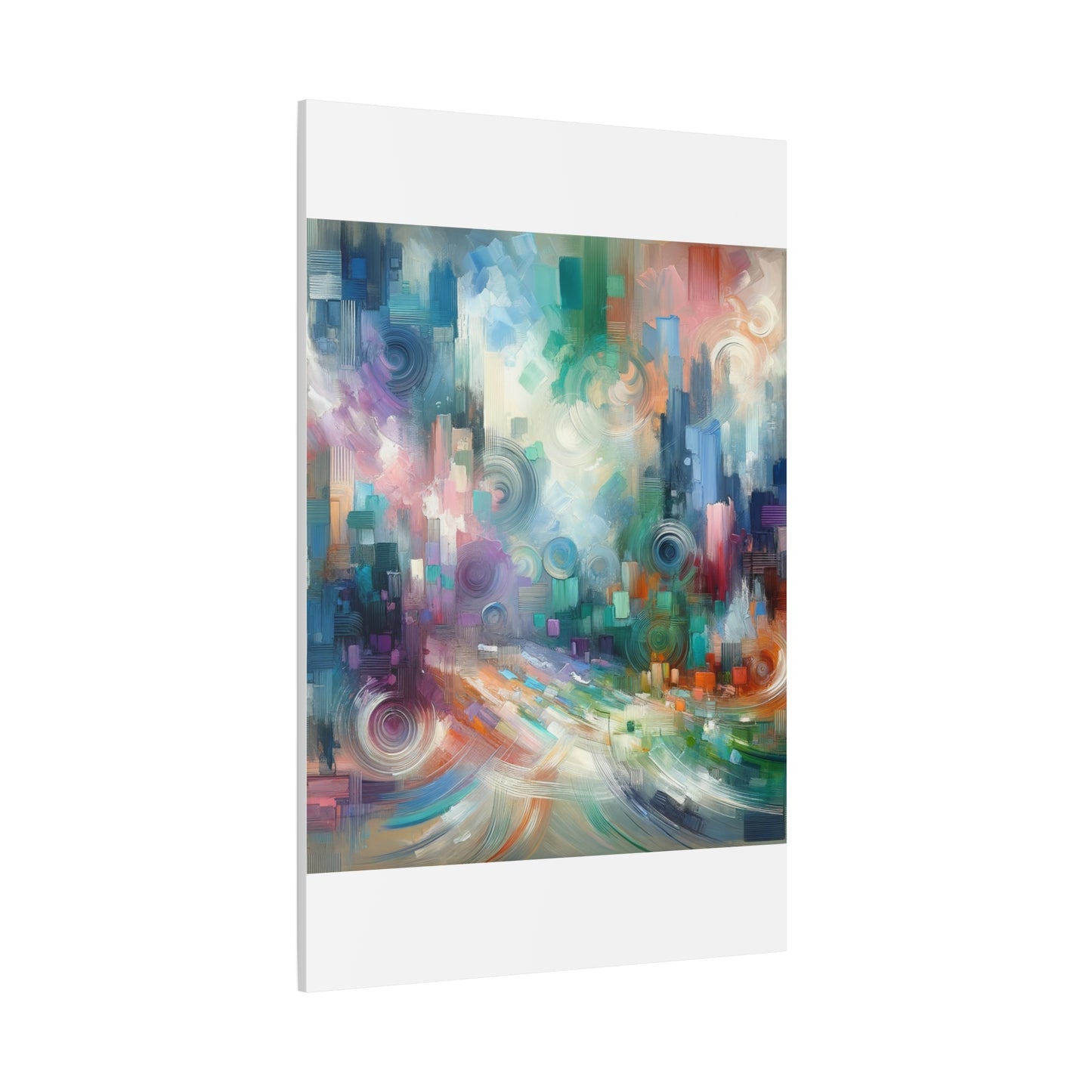 Abstract Color Symphony - Matte Canvas, Stretched, 1.25"