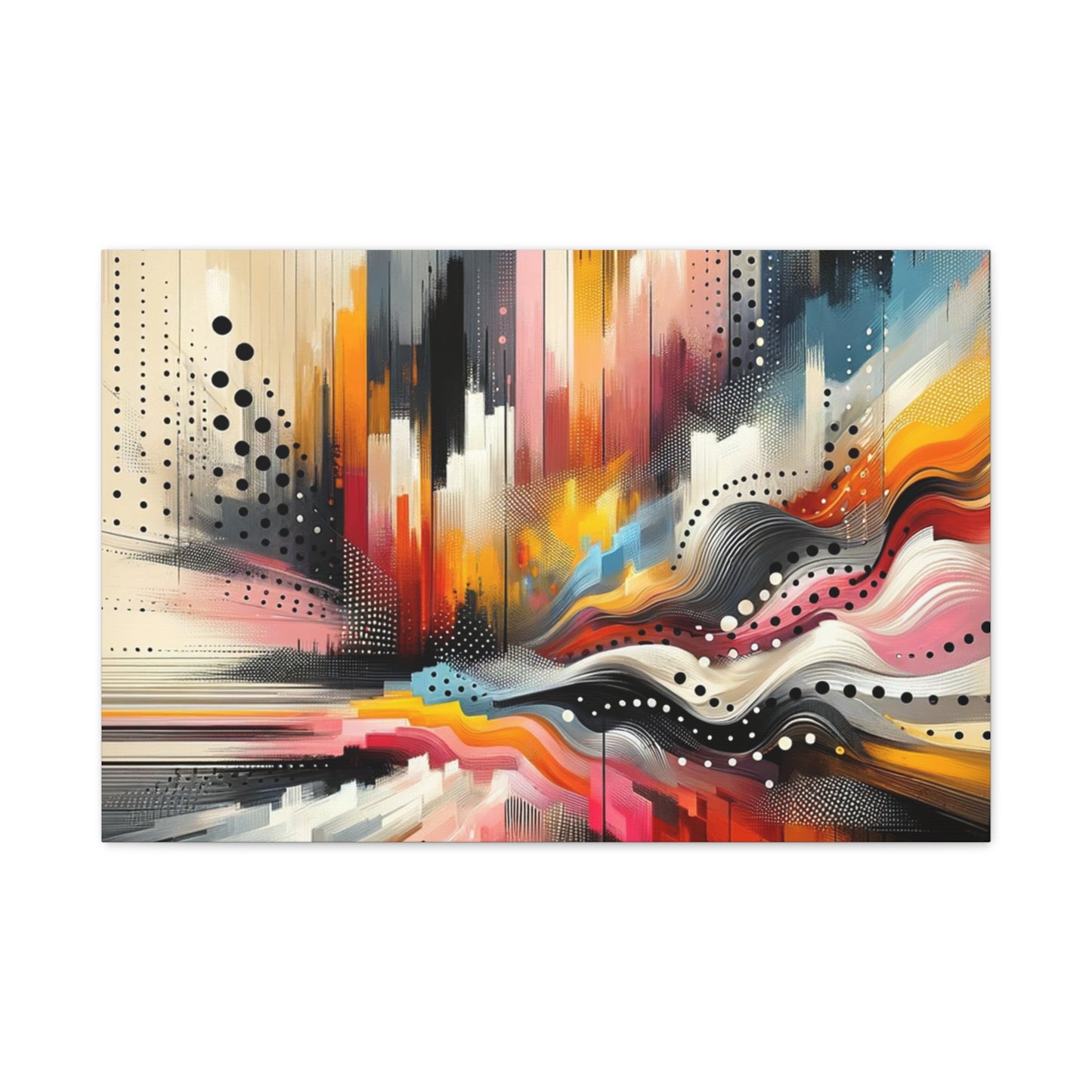 Abstract Color Symphony - Matte Canvas, Stretched, 1.25"