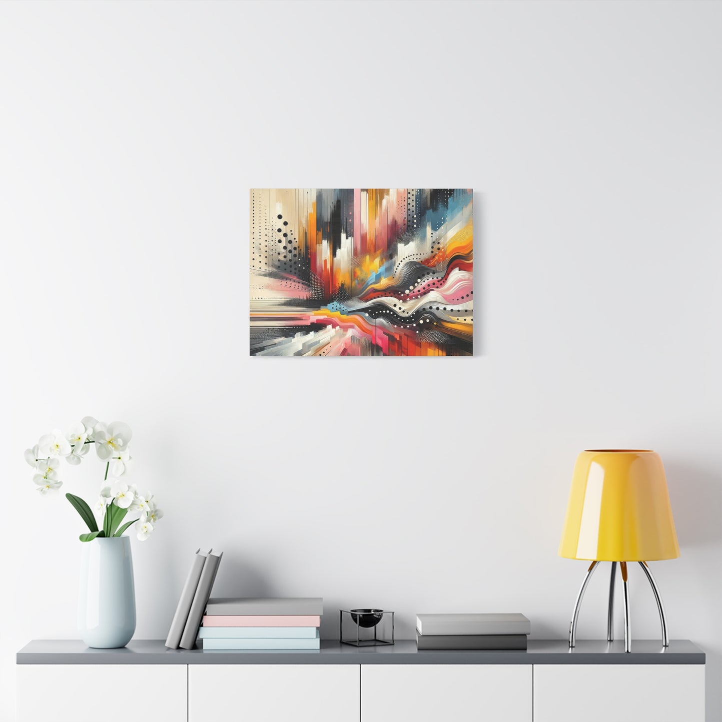 Abstract Color Symphony - Matte Canvas, Stretched, 1.25"