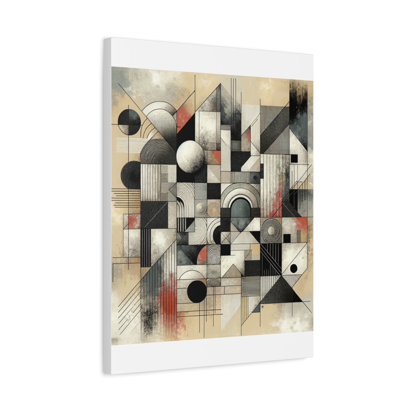 Abstract Geometry Matte Canvas, Stretched, 1.25"