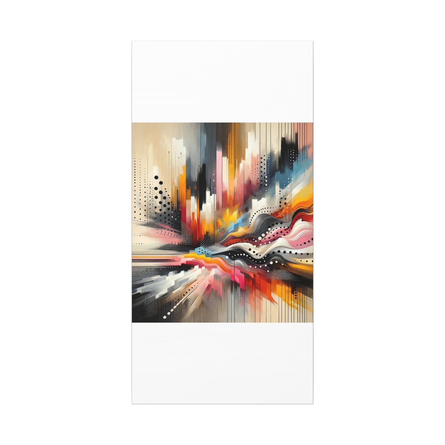 Abstract Color Symphony - Matte Canvas, Stretched, 1.25"