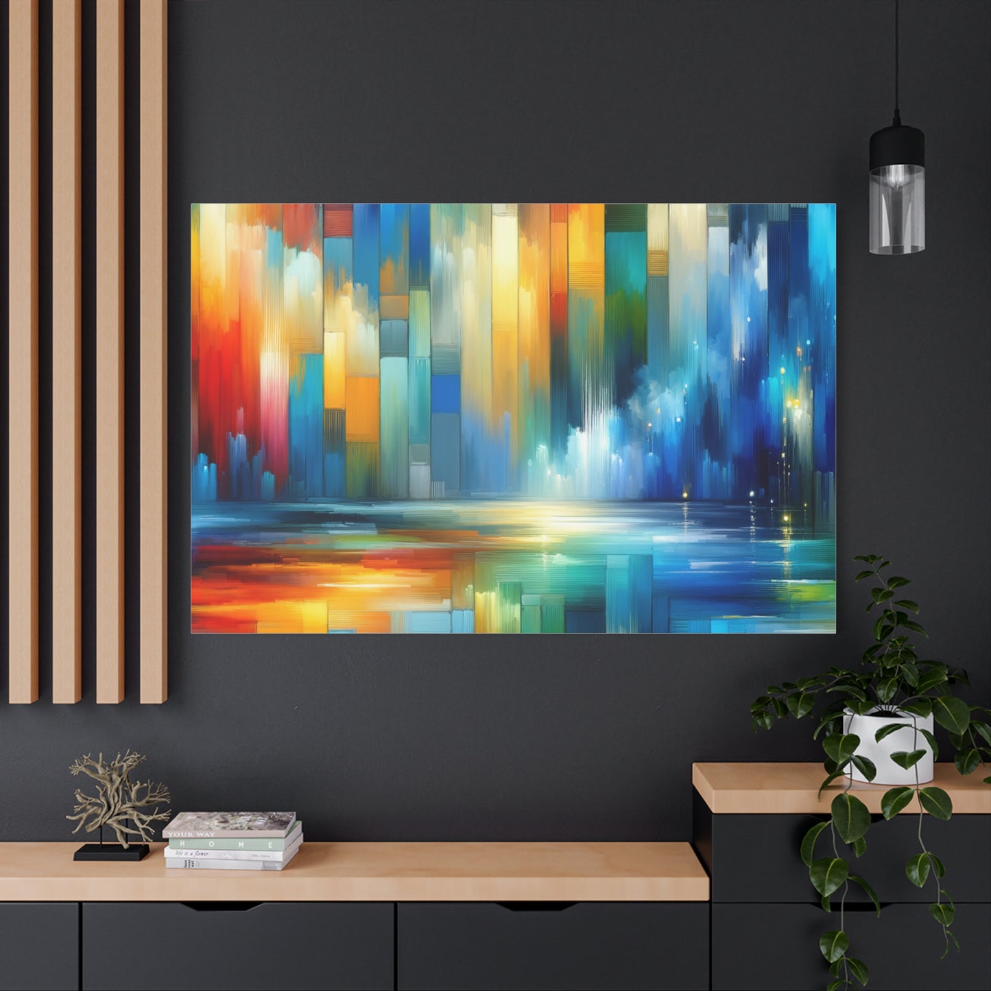 Colorful Reflections - Matte Canvas, Stretched, 1.25"