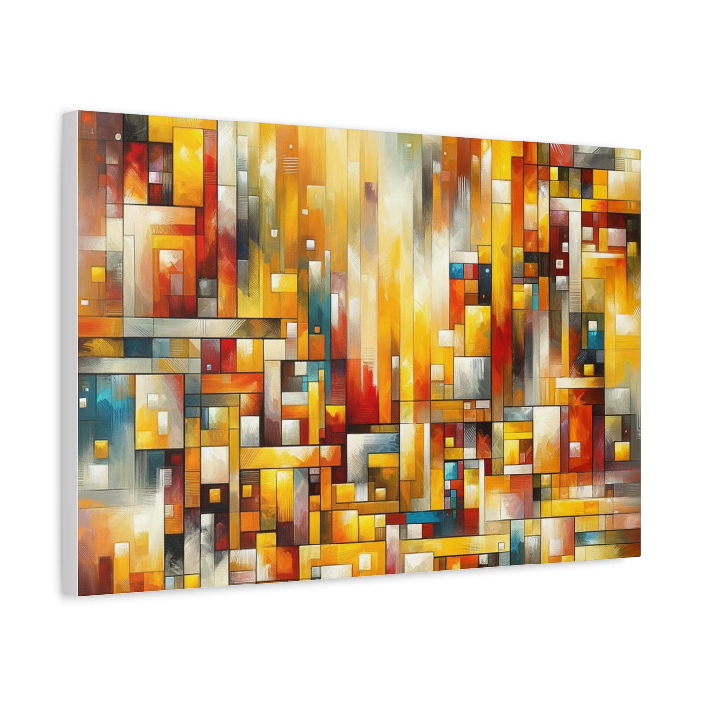 Abstract Geometric Burst - Matte Canvas, Stretched, 1.25"