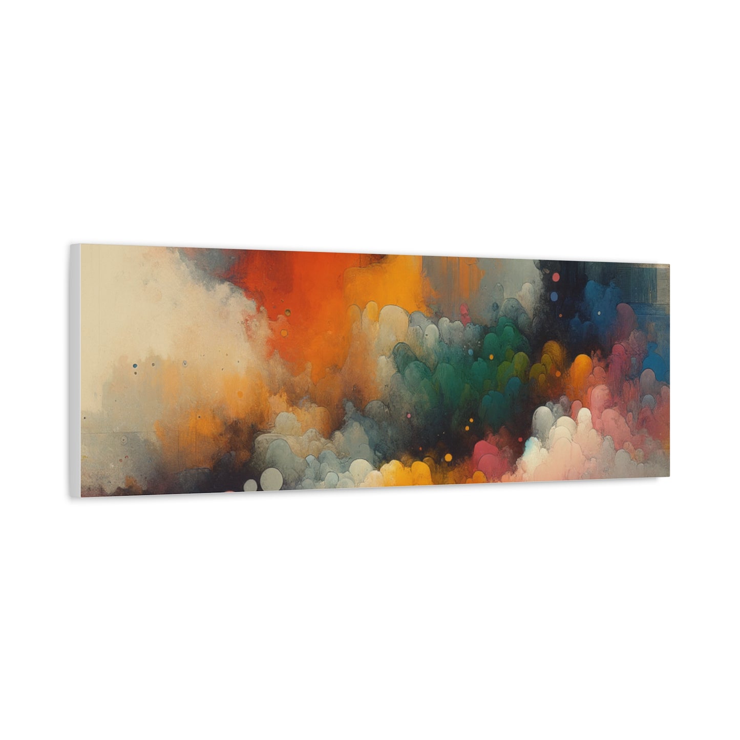 Colorful Abstract Clouds - Matte Canvas, Stretched, 1.25"