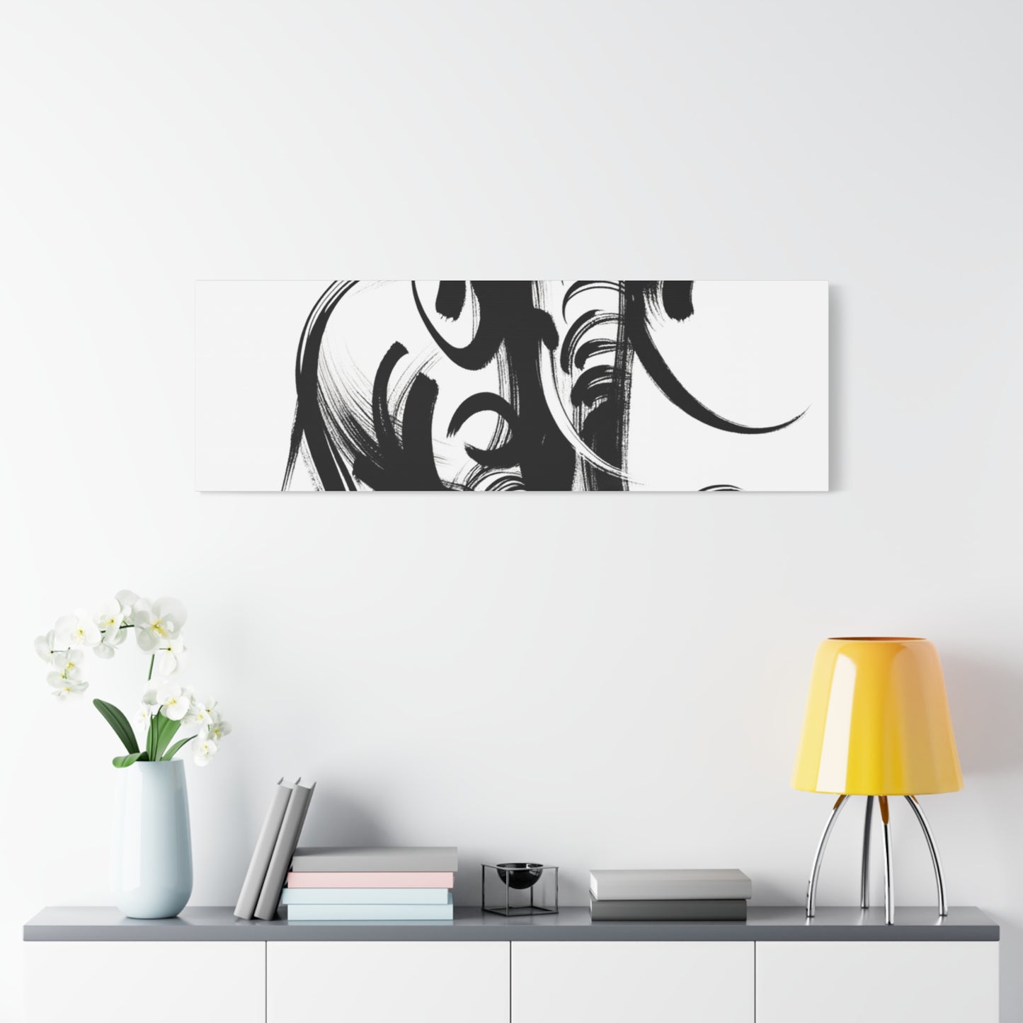 Elephant Ink Art - Matte Canvas, Stretched, 1.25"