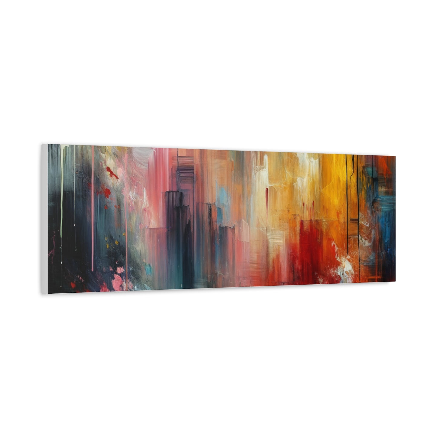 Abstract Brushstrokes - Matte Canvas, Stretched, 1.25"