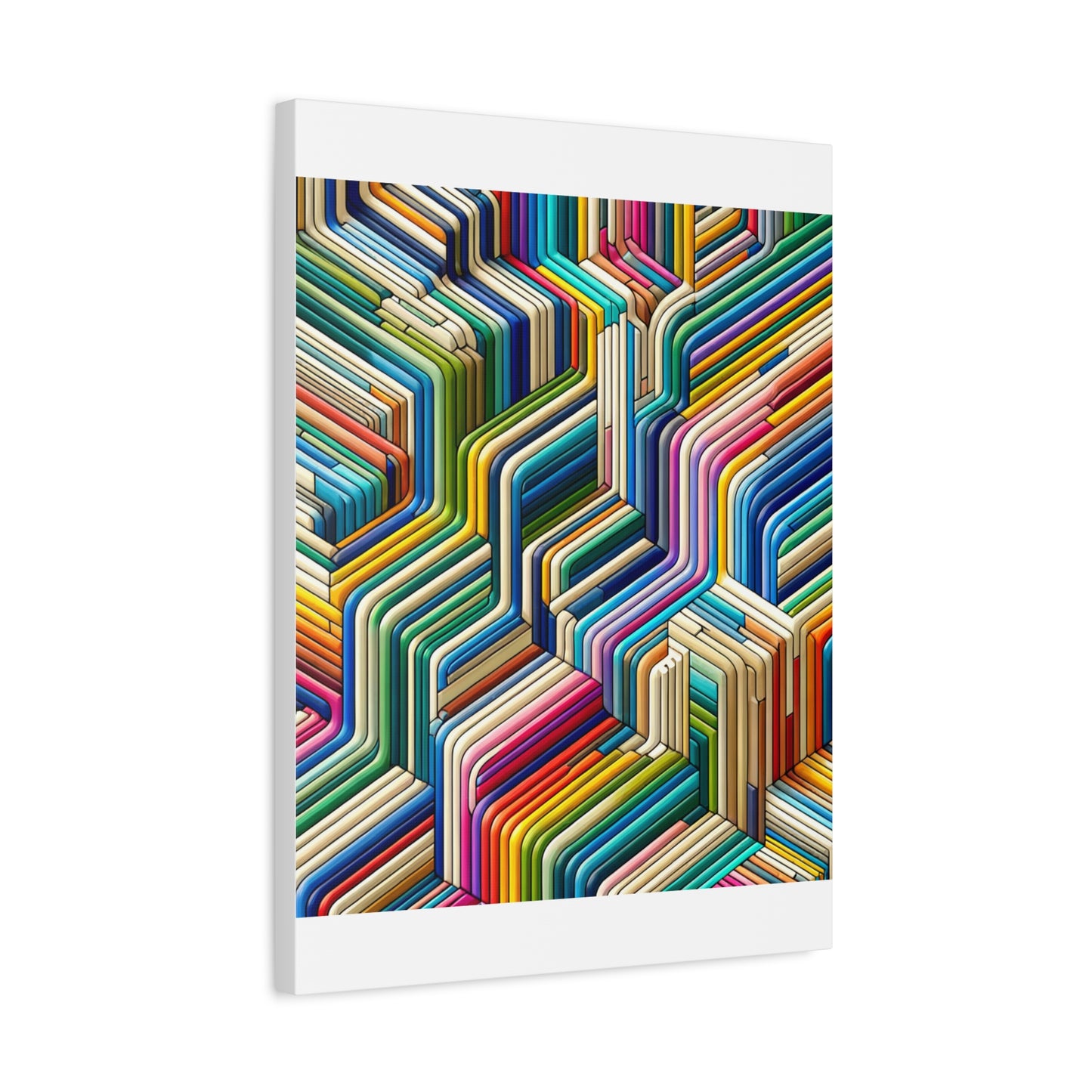 Colorful Geometric Pattern - Matte Canvas, Stretched, 1.25"