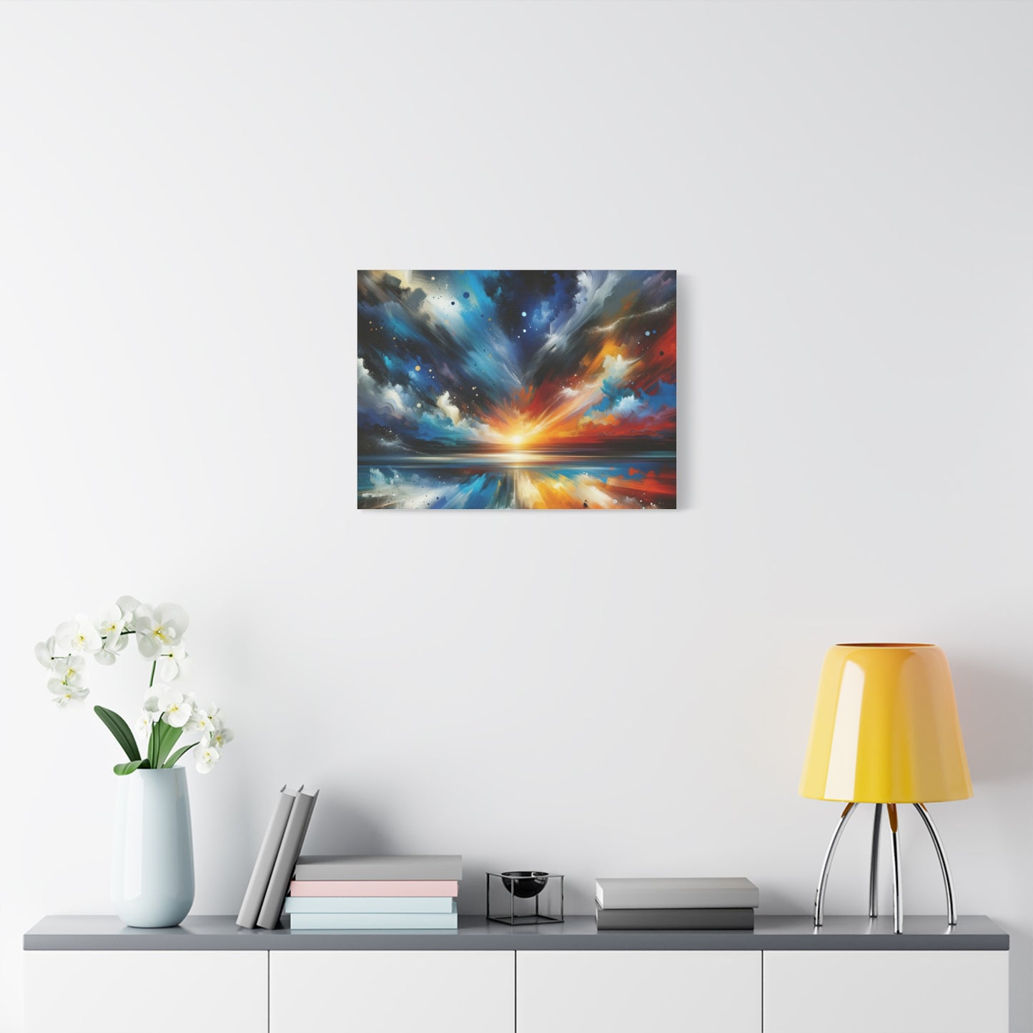 Vibrant Cosmic Sunrise - Matte Canvas, Stretched, 1.25"