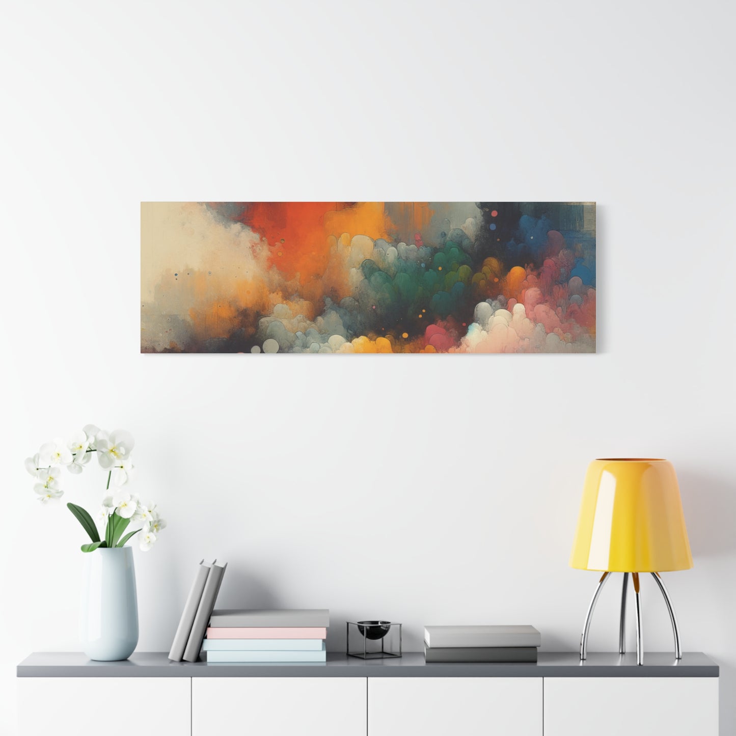 Colorful Abstract Clouds - Matte Canvas, Stretched, 1.25"