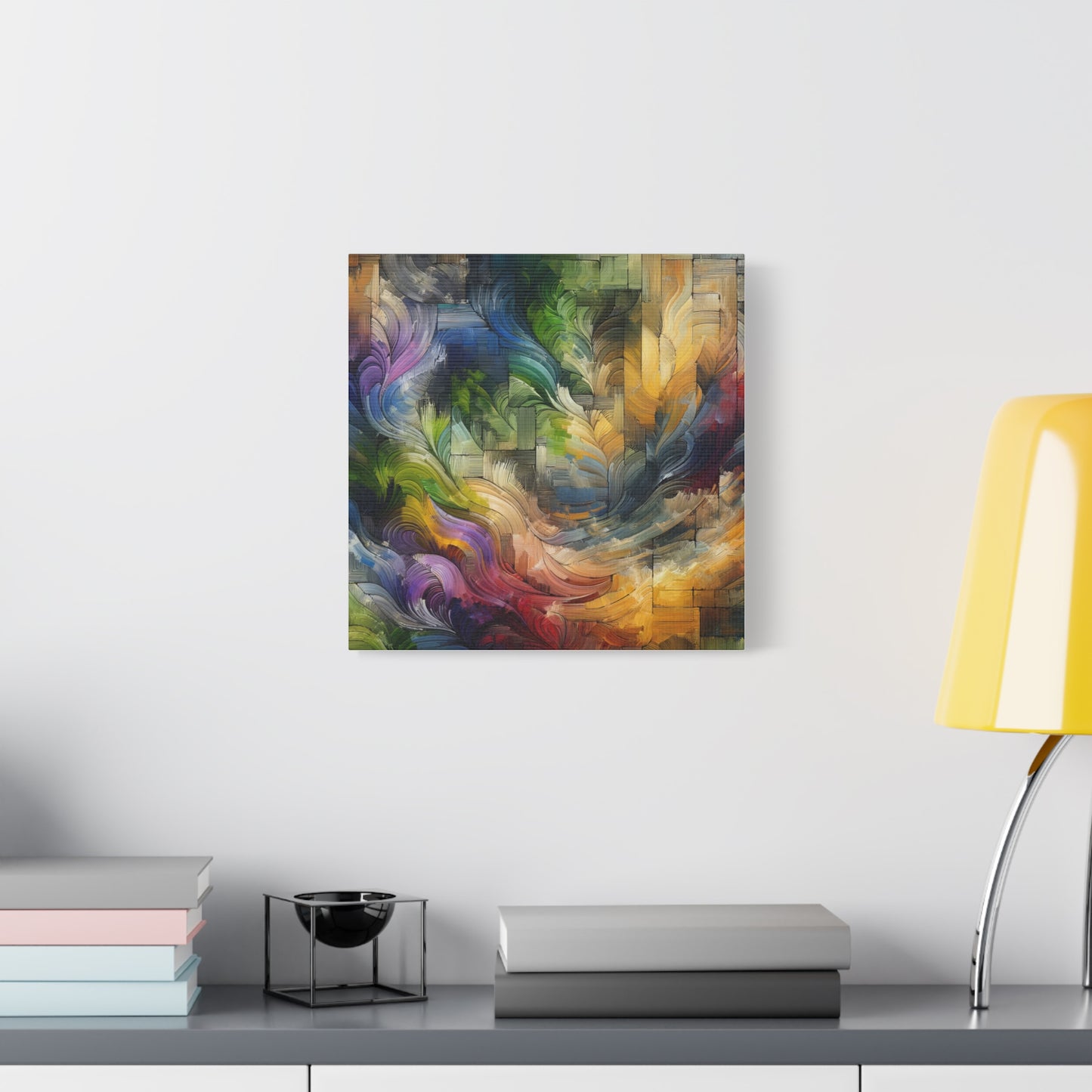 Colorful Abstract Swirls - Matte Canvas, Stretched, 1.25"