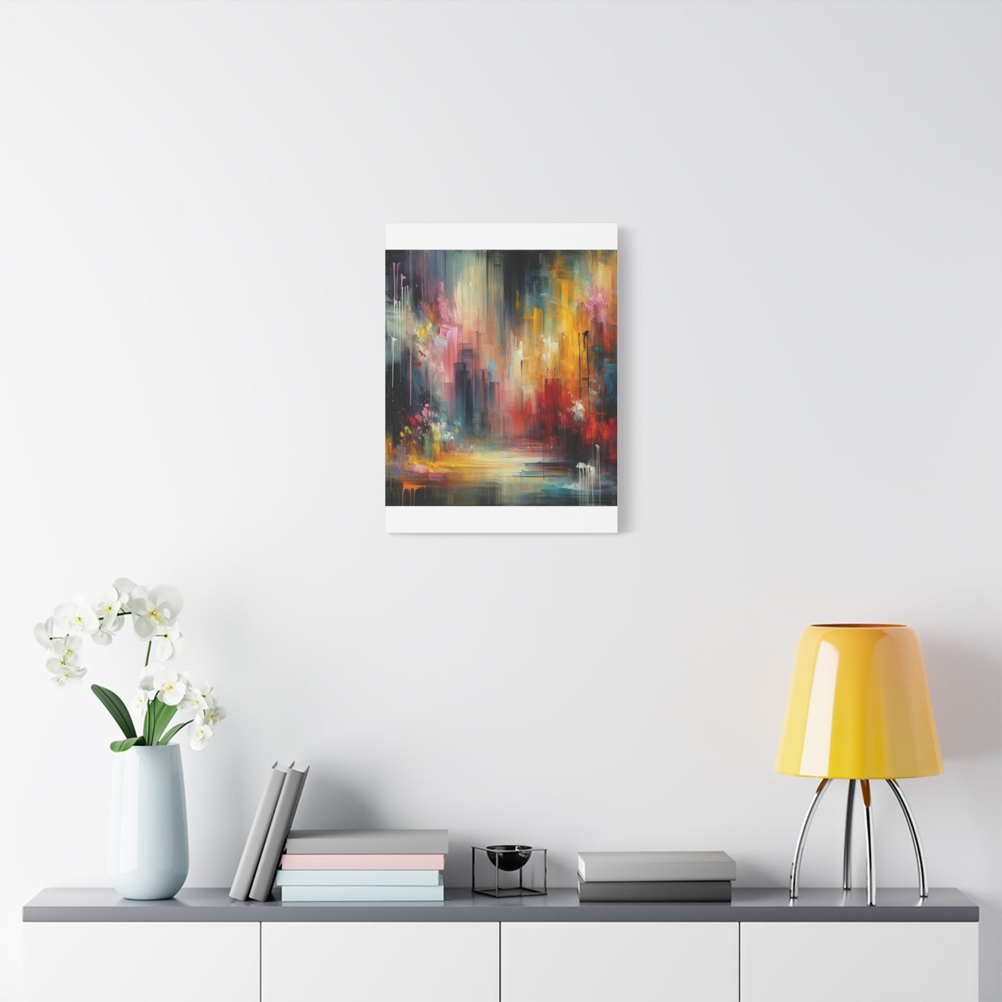 Abstract Brushstrokes - Matte Canvas, Stretched, 1.25"