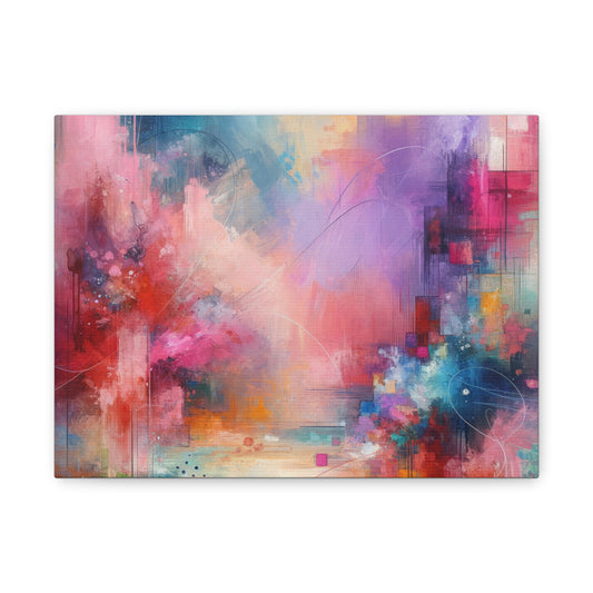 Abstract Color Symphony - Matte Canvas, Stretched, 1.25"