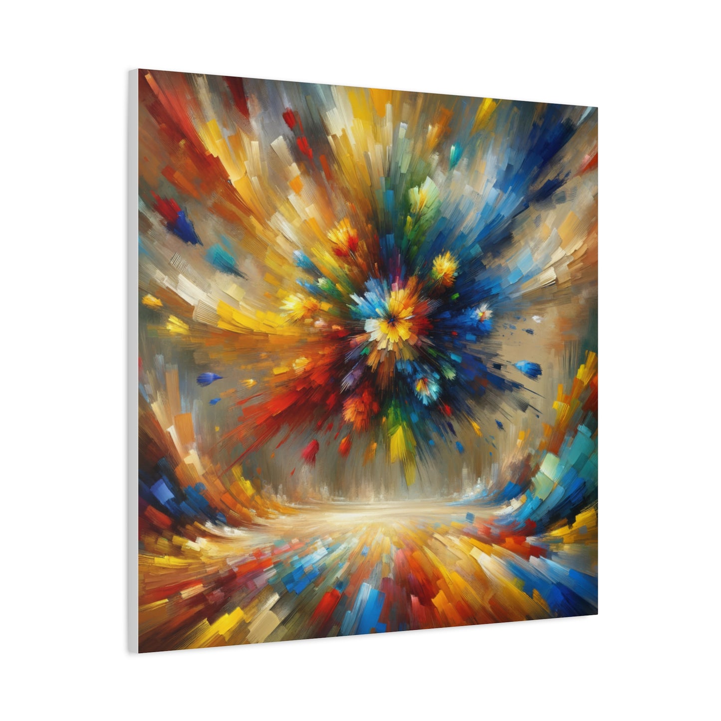 Abstract Burst of Colors - Matte Canvas, Stretched, 1.25"