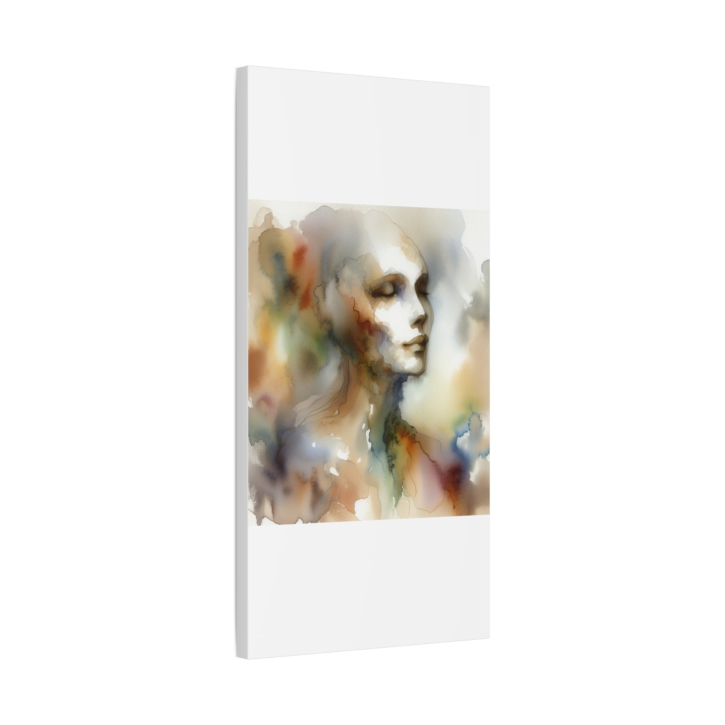 Dreamy Watercolor Portrait - Matte Canvas, Stretched, 1.25"