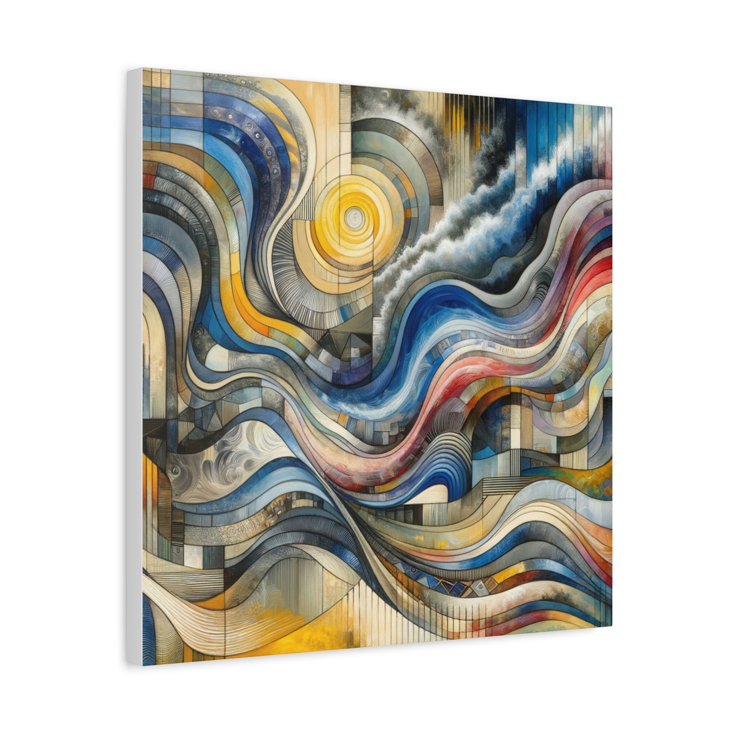 Abstract Waves - Matte Canvas, Stretched, 1.25"