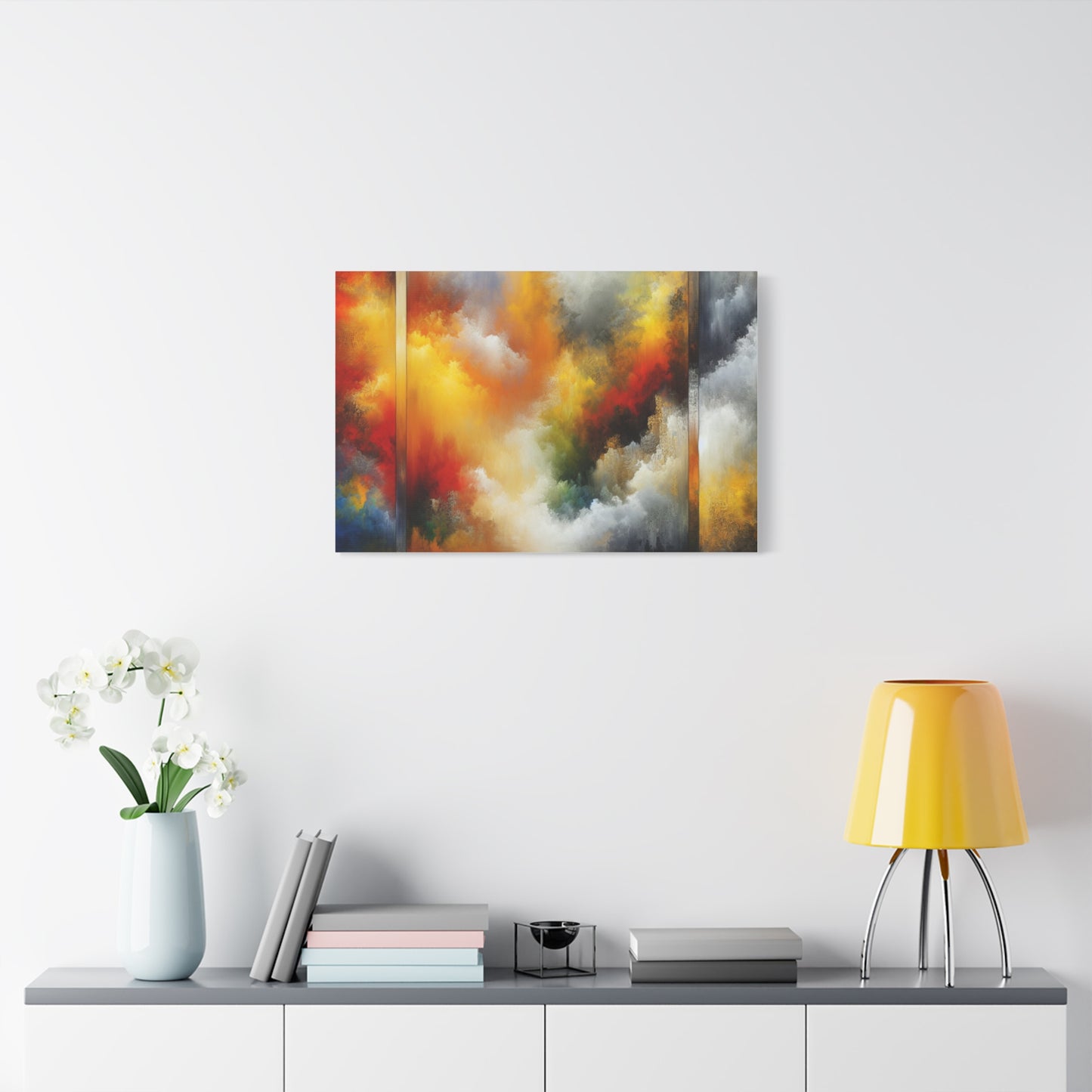 Abstract Colorful Clouds - Matte Canvas, Stretched, 1.25"