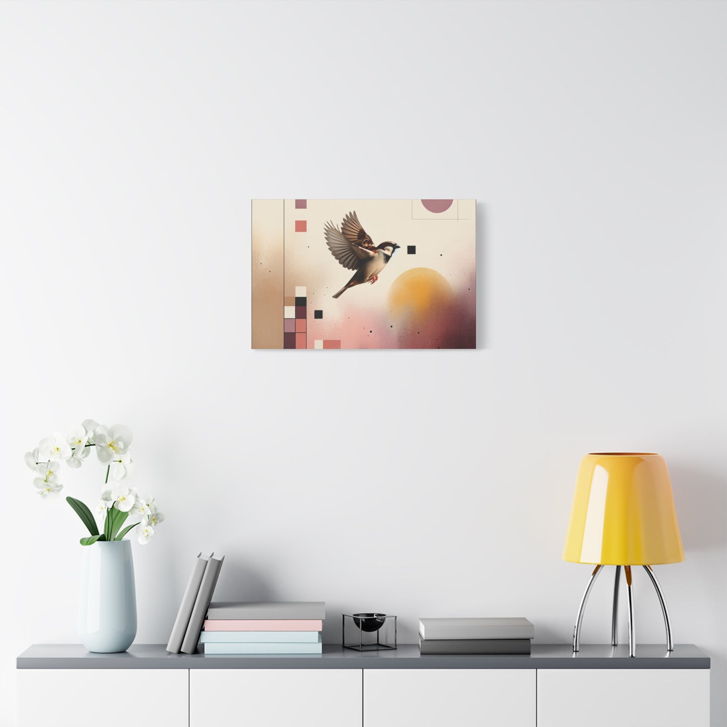 Sparrow Flight - Matte Canvas, Stretched, 1.25"