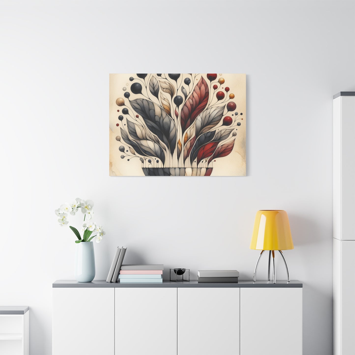 Abstract Floral Art - Matte Canvas, Stretched, 1.25"