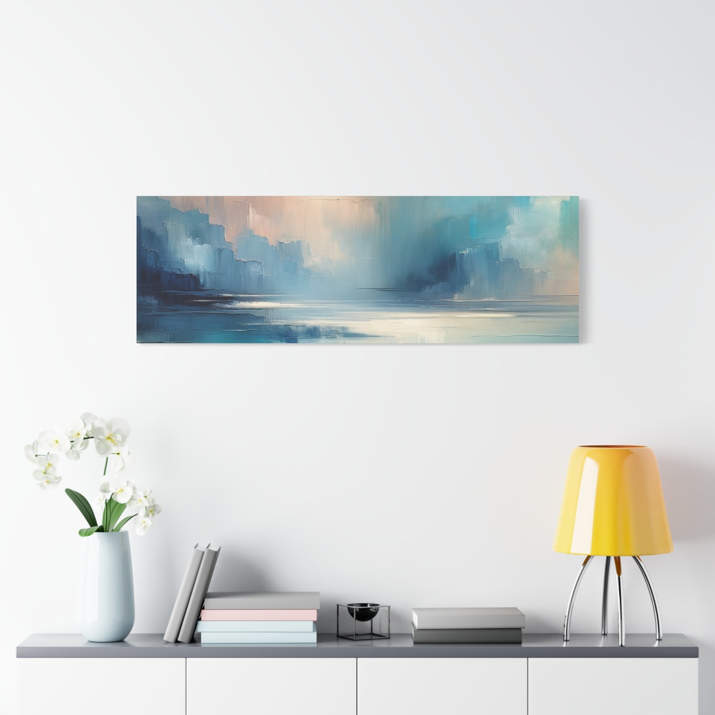 Abstract Sky Reflection - Matte Canvas, Stretched, 1.25"