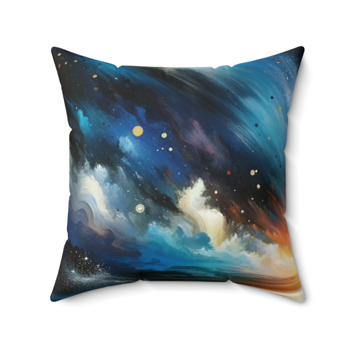 Cosmic Sunset Spun Polyester Square Pillow