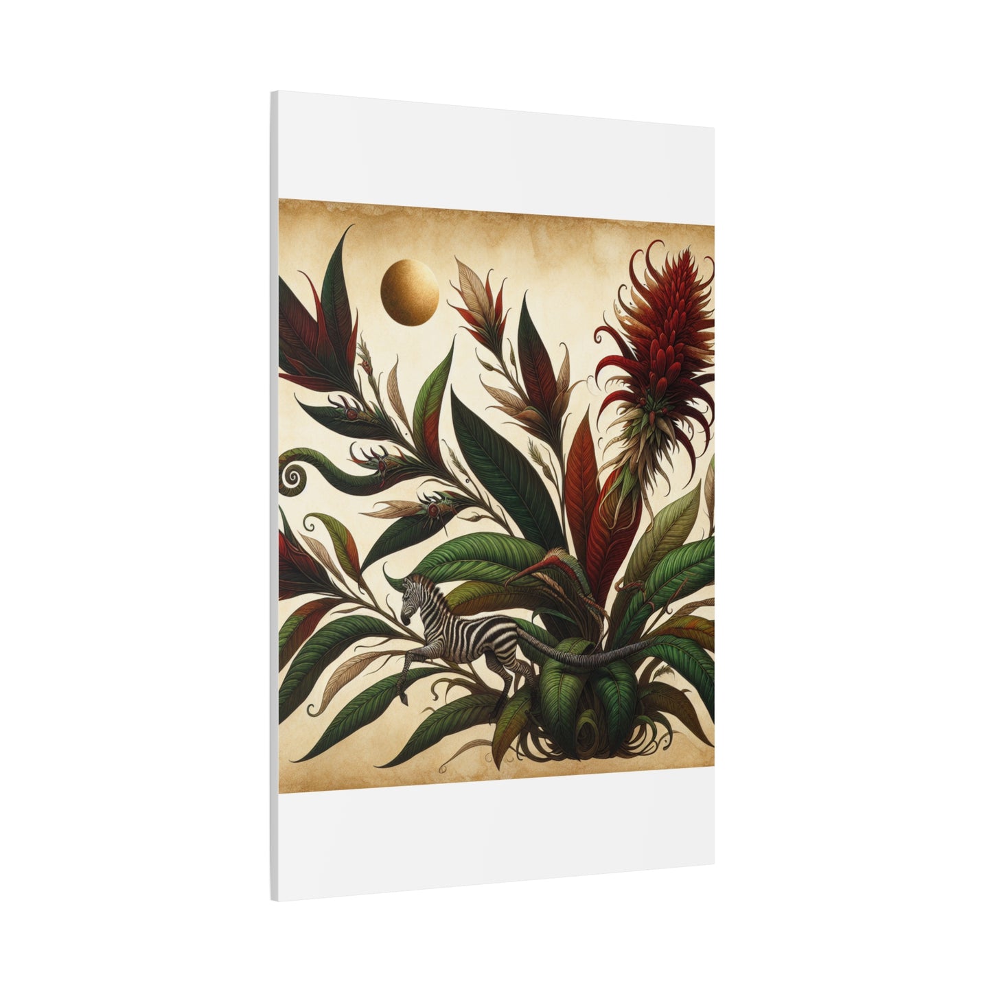 Exotic Zebra Fantasy - Matte Canvas, Stretched, 1.25"