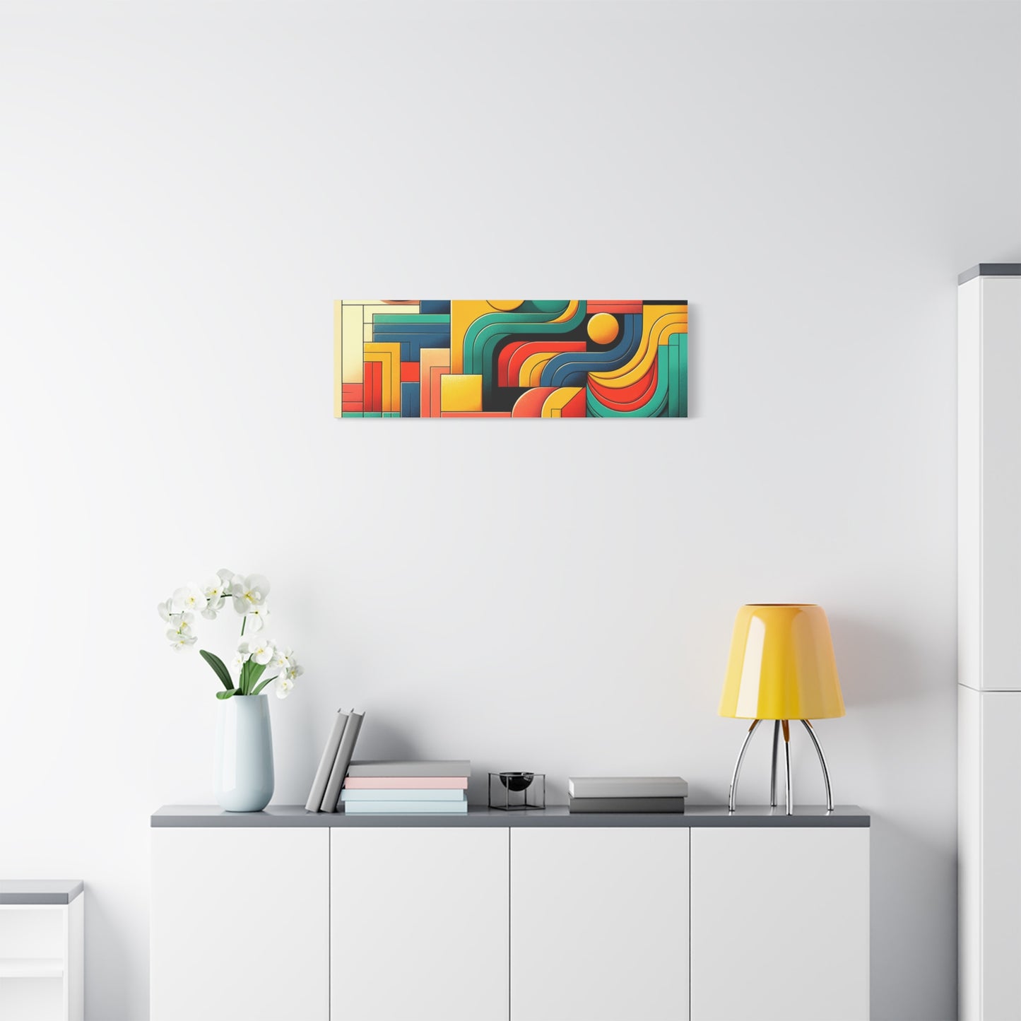 Abstract Geometric Design - Matte Canvas, Stretched, 1.25"