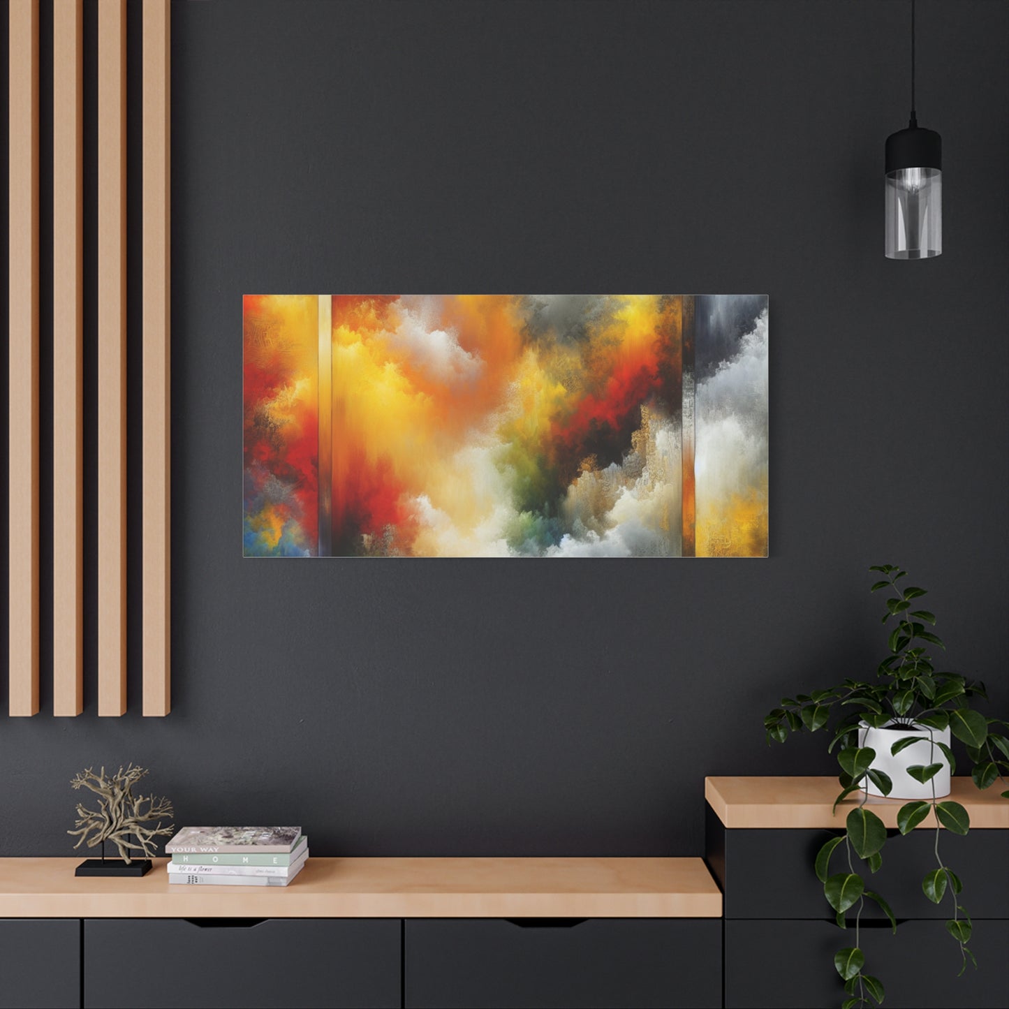 Abstract Colorful Clouds - Matte Canvas, Stretched, 1.25"