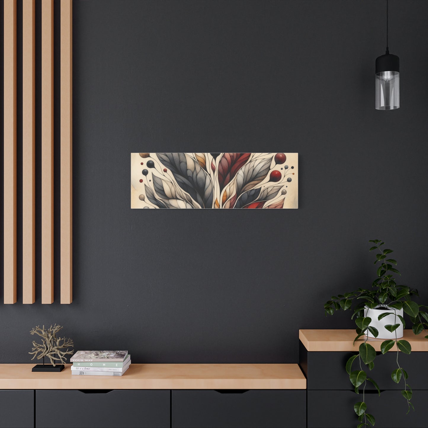 Abstract Floral Art - Matte Canvas, Stretched, 1.25"