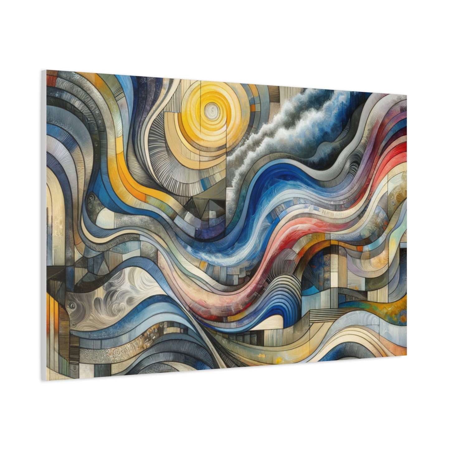 Abstract Waves - Matte Canvas, Stretched, 1.25"