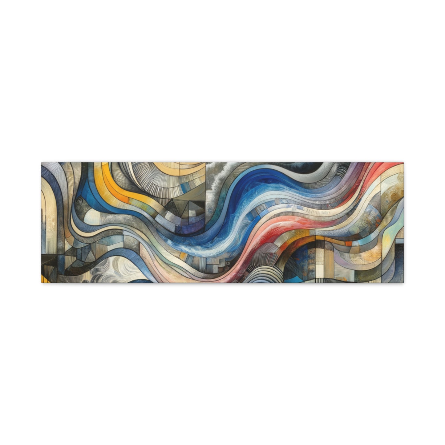 Abstract Waves - Matte Canvas, Stretched, 1.25"