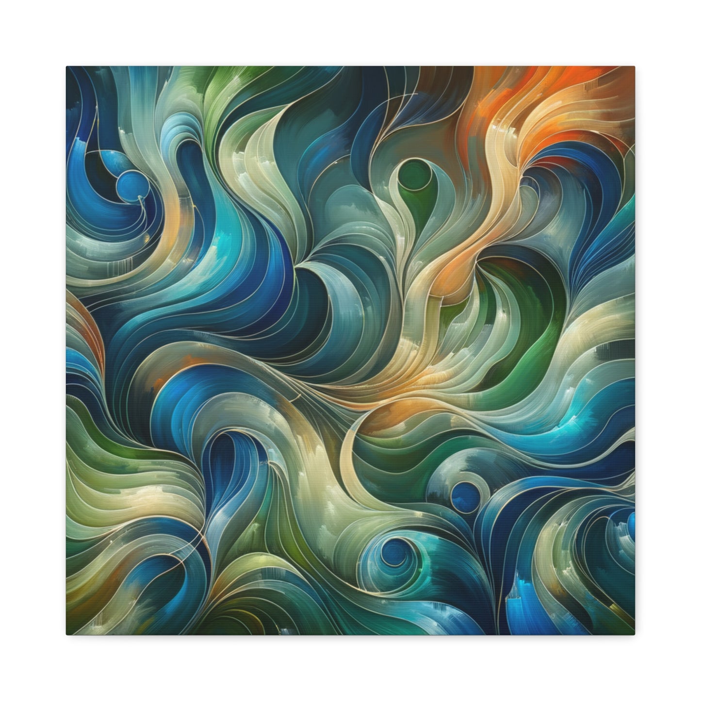 Abstract Swirls - Matte Canvas, Stretched, 1.25"