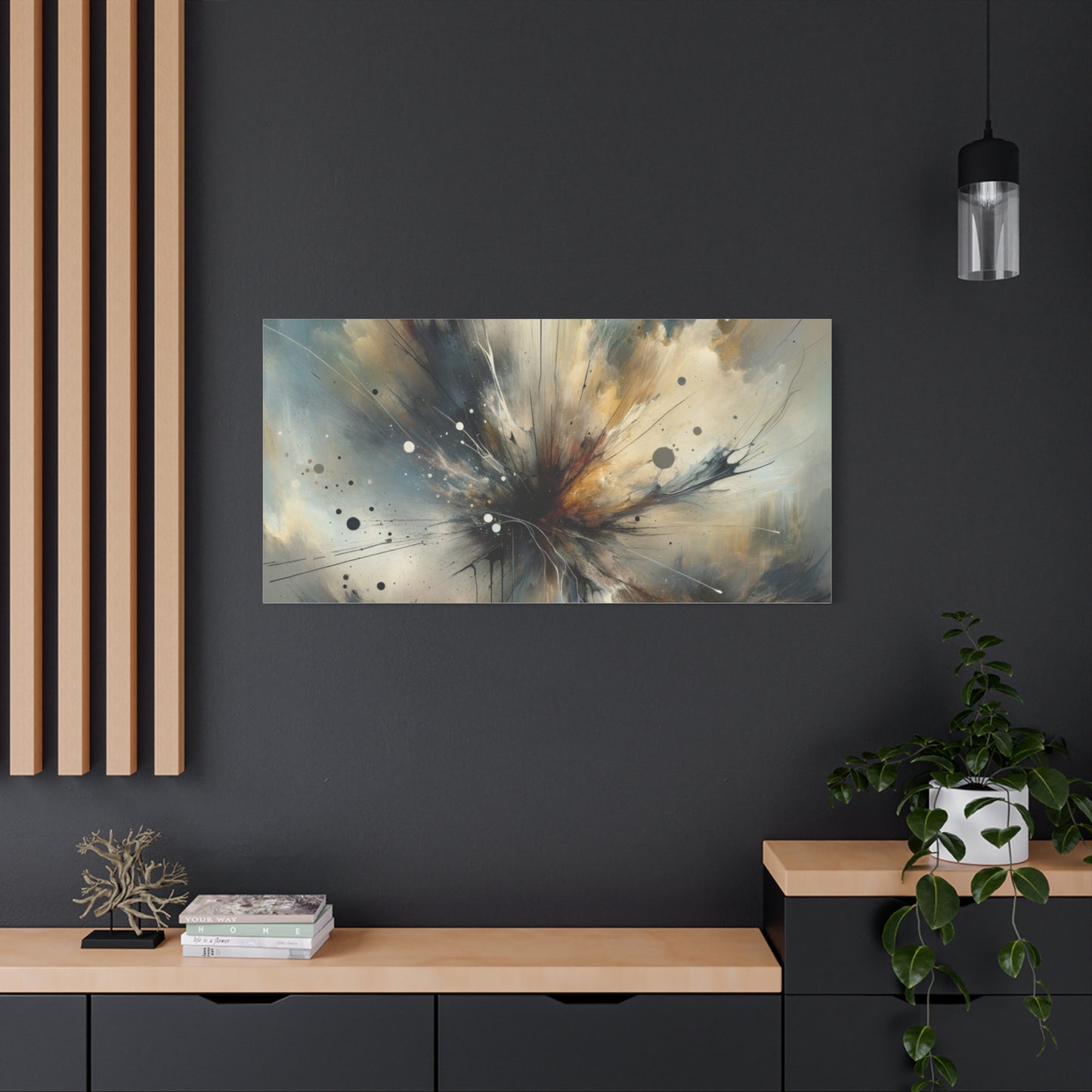 Abstract Explosion - Matte Canvas, Stretched, 1.25"