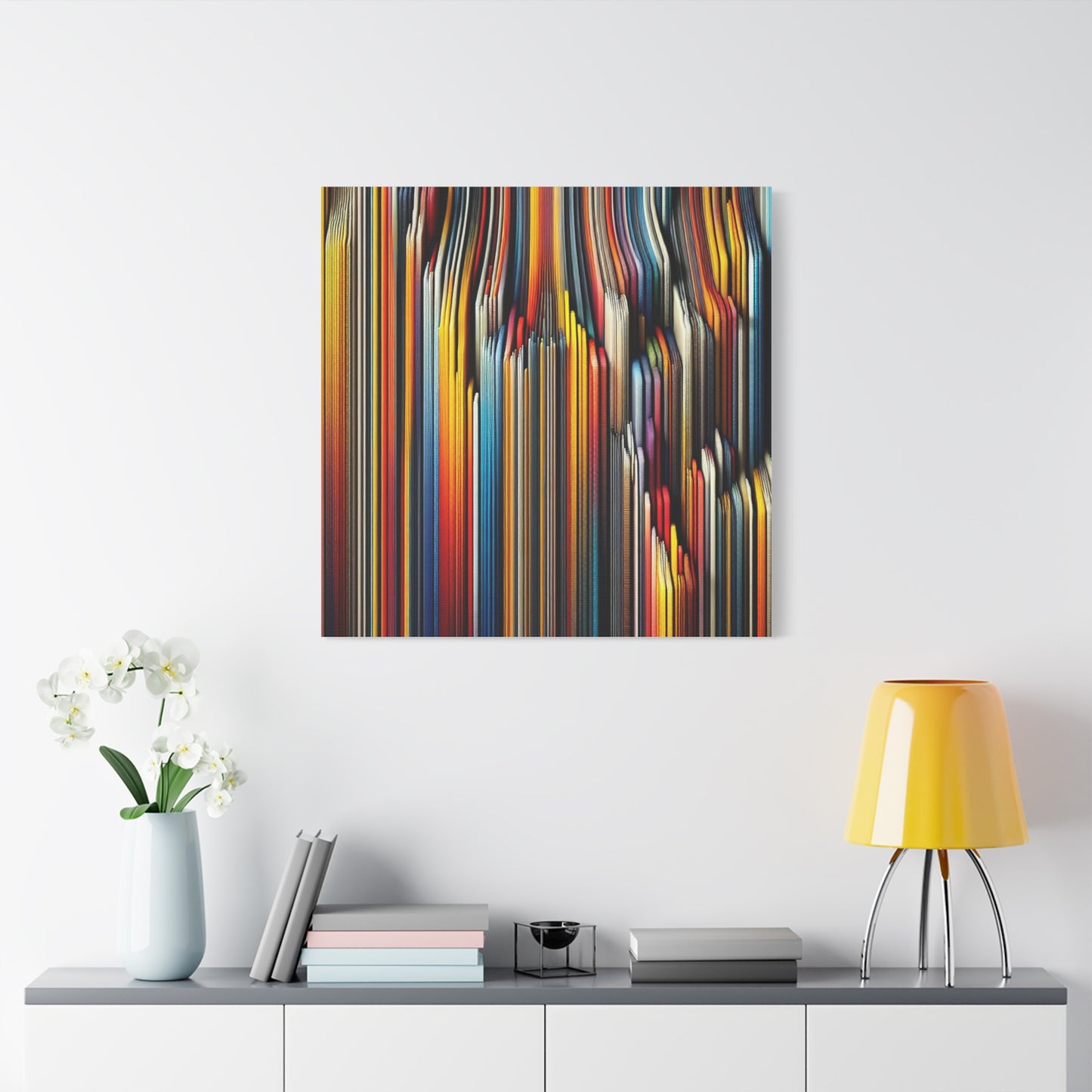 Vibrant Abstract Lines - Matte Canvas, Stretched, 1.25"