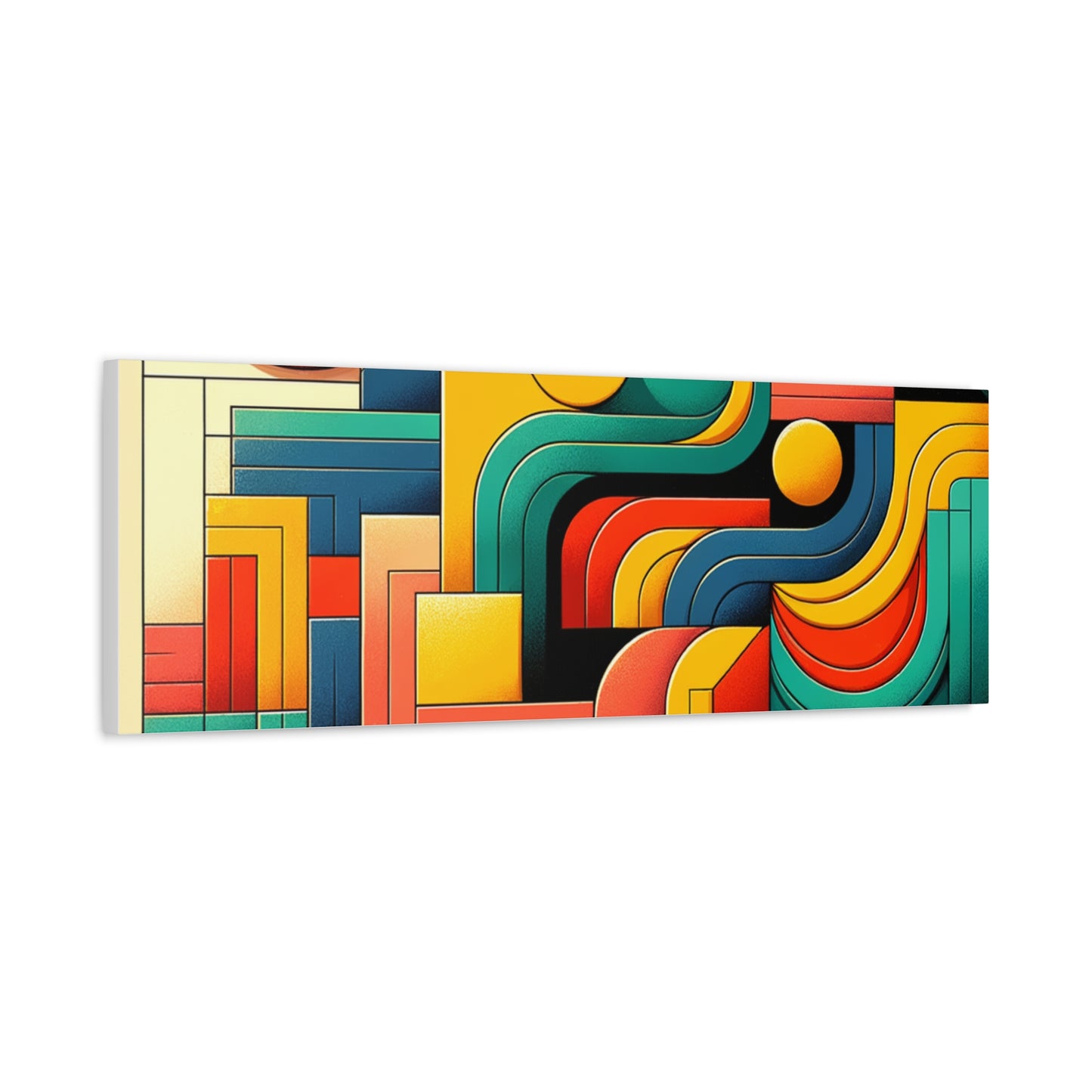 Abstract Geometric Design - Matte Canvas, Stretched, 1.25"