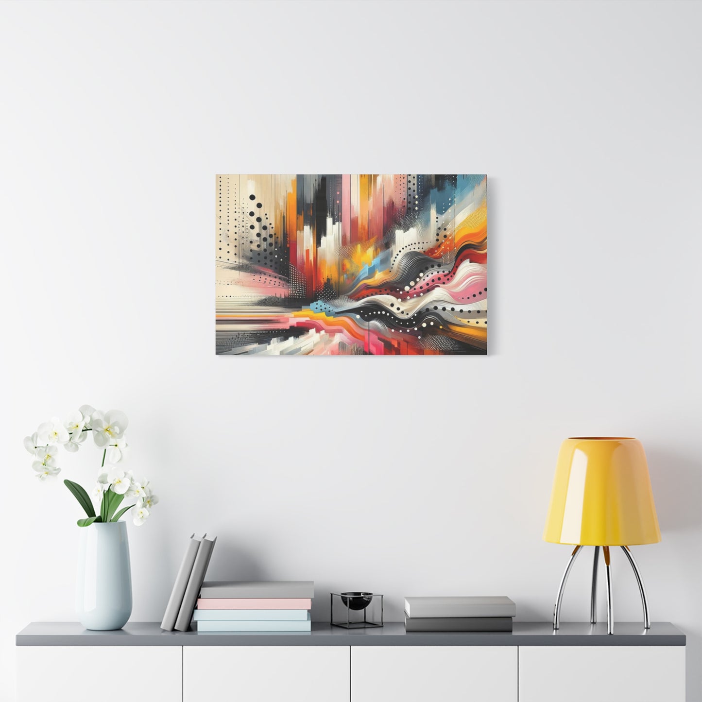 Abstract Color Symphony - Matte Canvas, Stretched, 1.25"