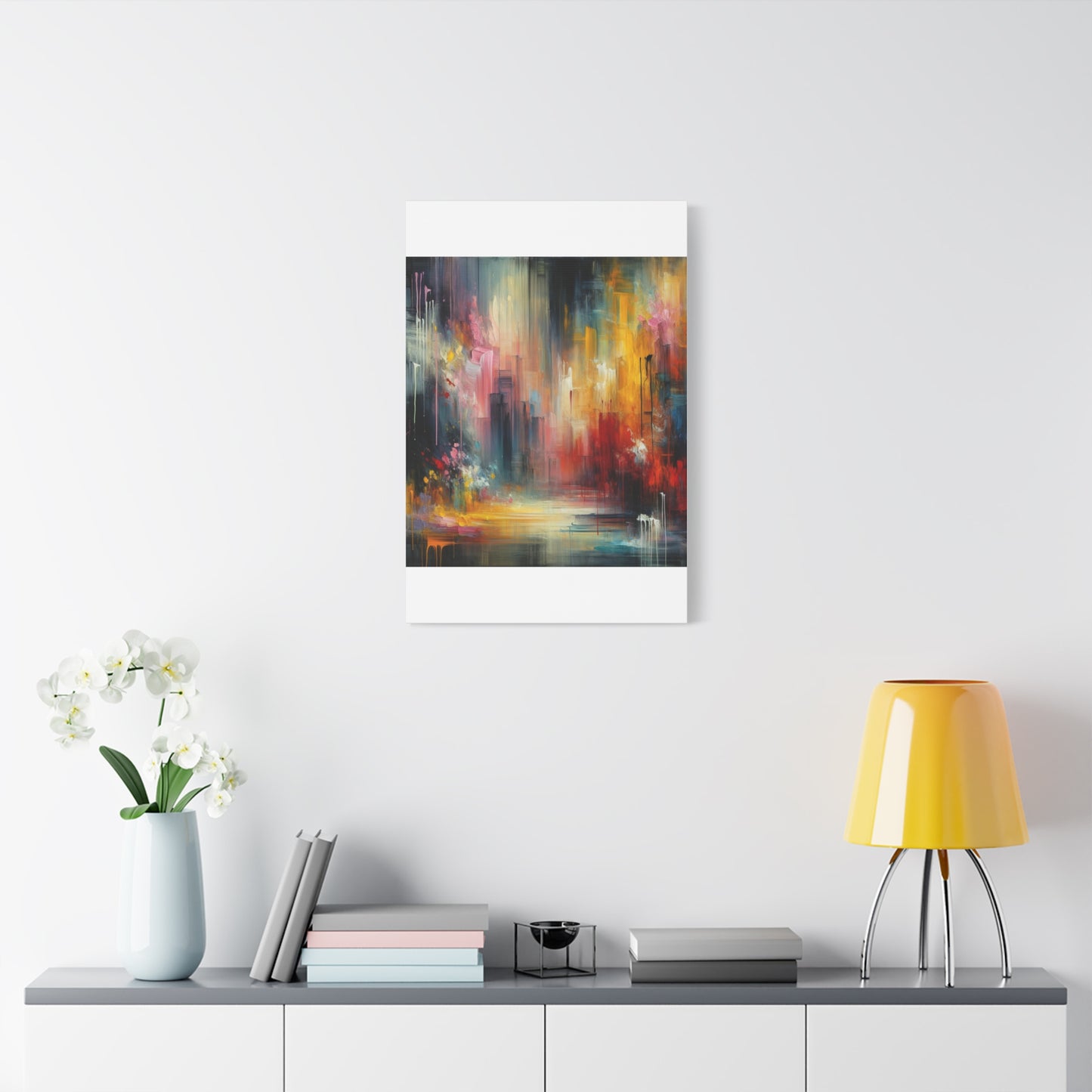 Abstract Brushstrokes - Matte Canvas, Stretched, 1.25"