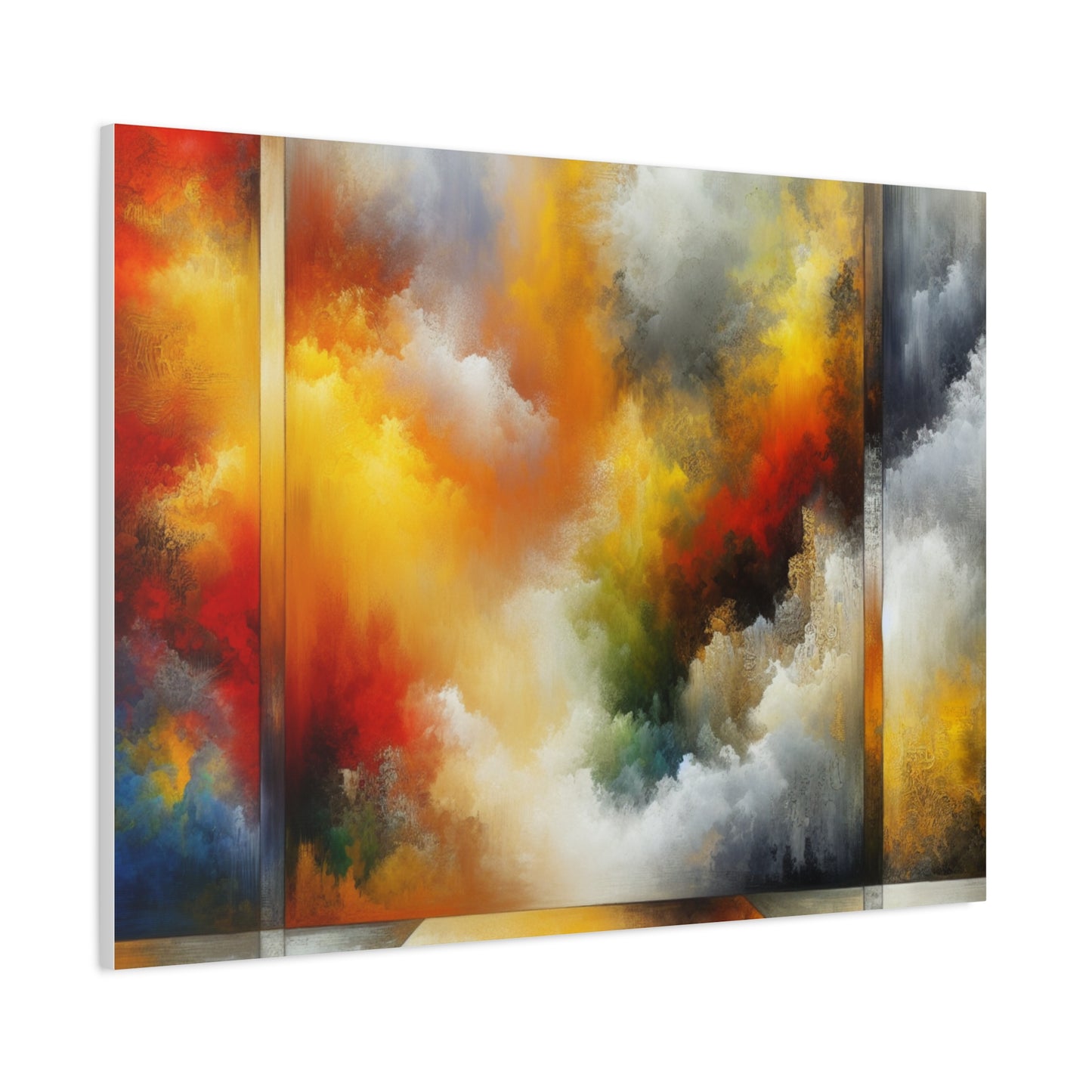 Abstract Colorful Clouds - Matte Canvas, Stretched, 1.25"