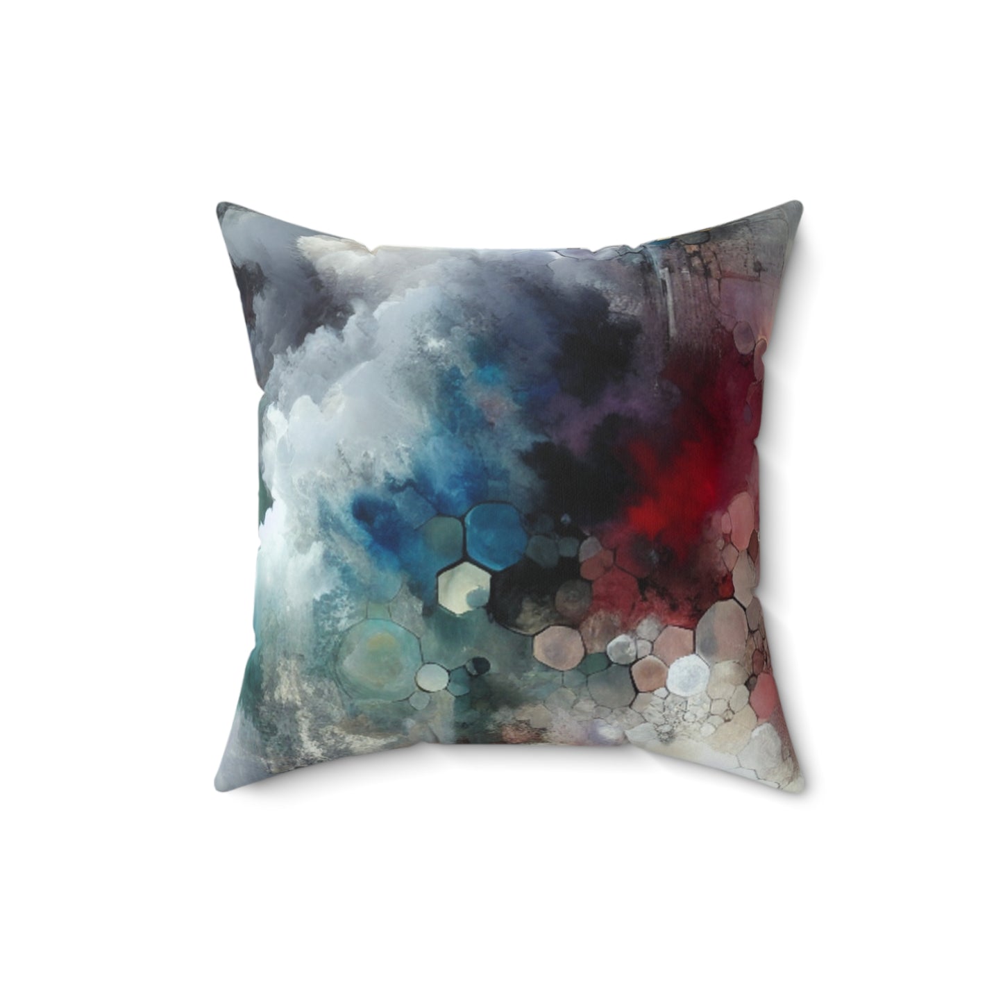 Abstract Cloudscape Spun Polyester Square Pillow