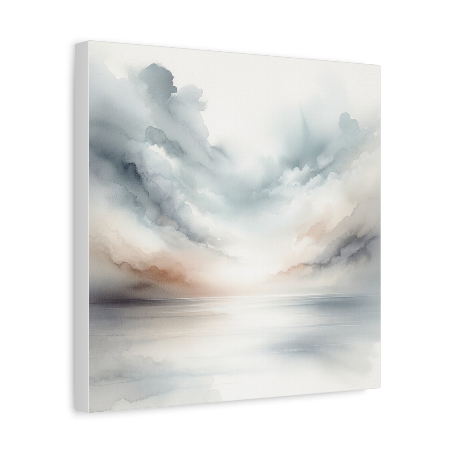 Matte Canvas, Stretched, 1.25" - Serene Watercolor Sky